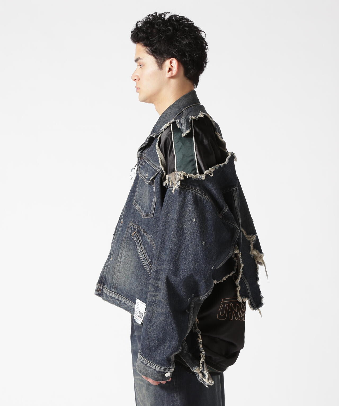 Maison MIHARAYASUHIRO/メゾン ミハラヤスヒロ/Stadium Jacket Layered Denim Jacket