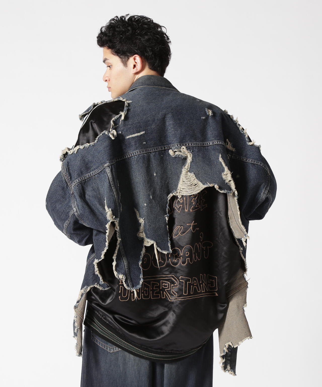 Maison MIHARAYASUHIRO/メゾン ミハラヤスヒロ/Stadium Jacket Layered Denim Jacket