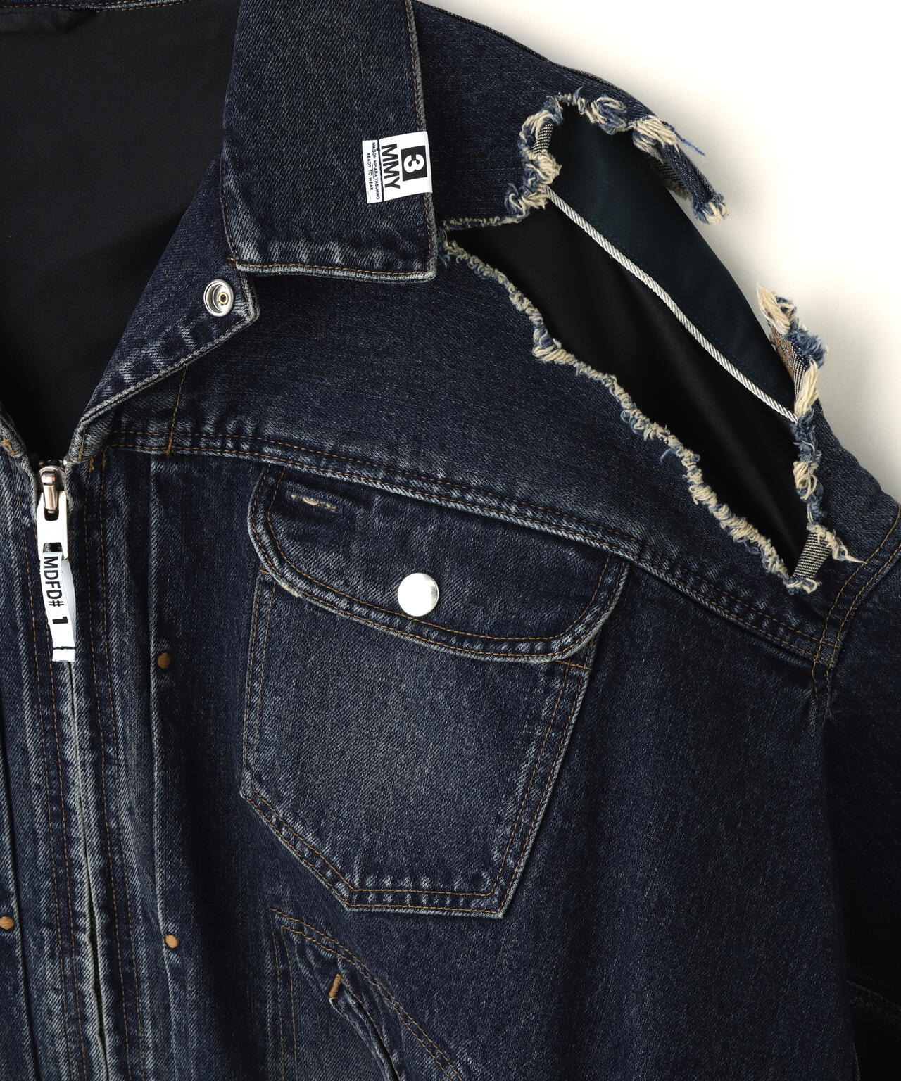Maison MIHARAYASUHIRO/メゾン ミハラヤスヒロ/Stadium Jacket Layered Denim Jacket