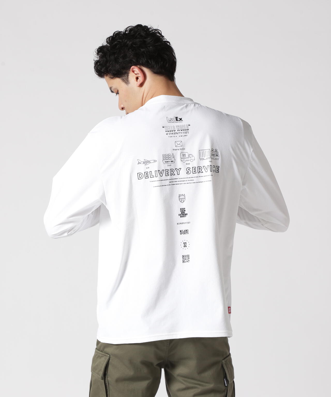 SY32 by SWEET YEARS /ICON GRAPHIC L/S TEE