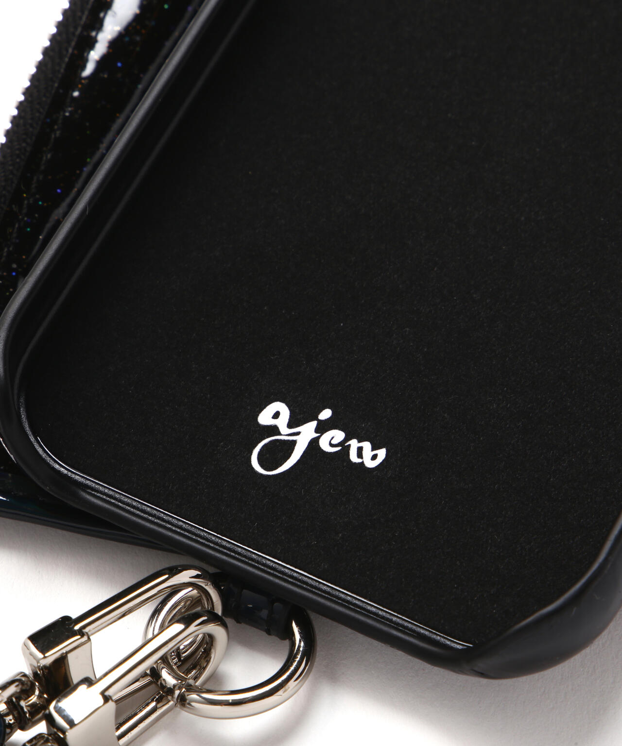 ajew/エジュー/PVC HEART PLANET POCKET CASE/i Phone16_16Pro