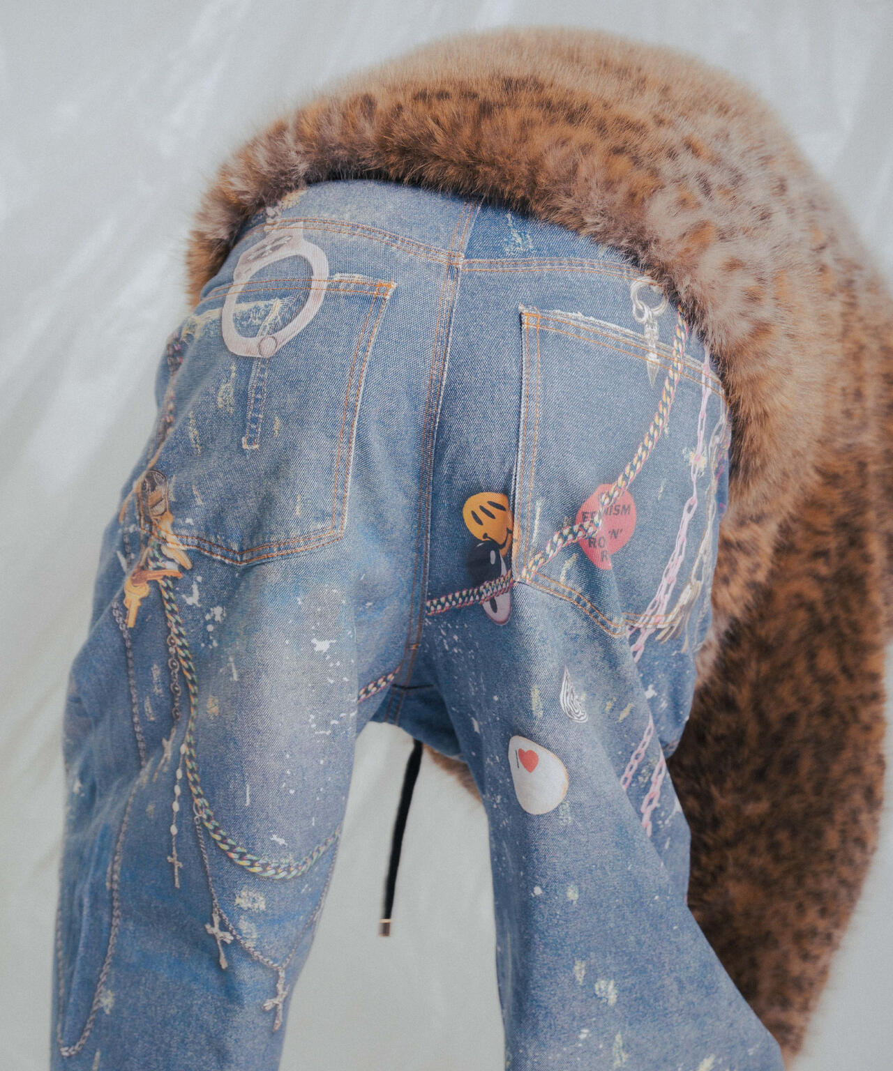 FR(13)NDS/フレンズ/TROMPEL'OEIL DENIM PANTS