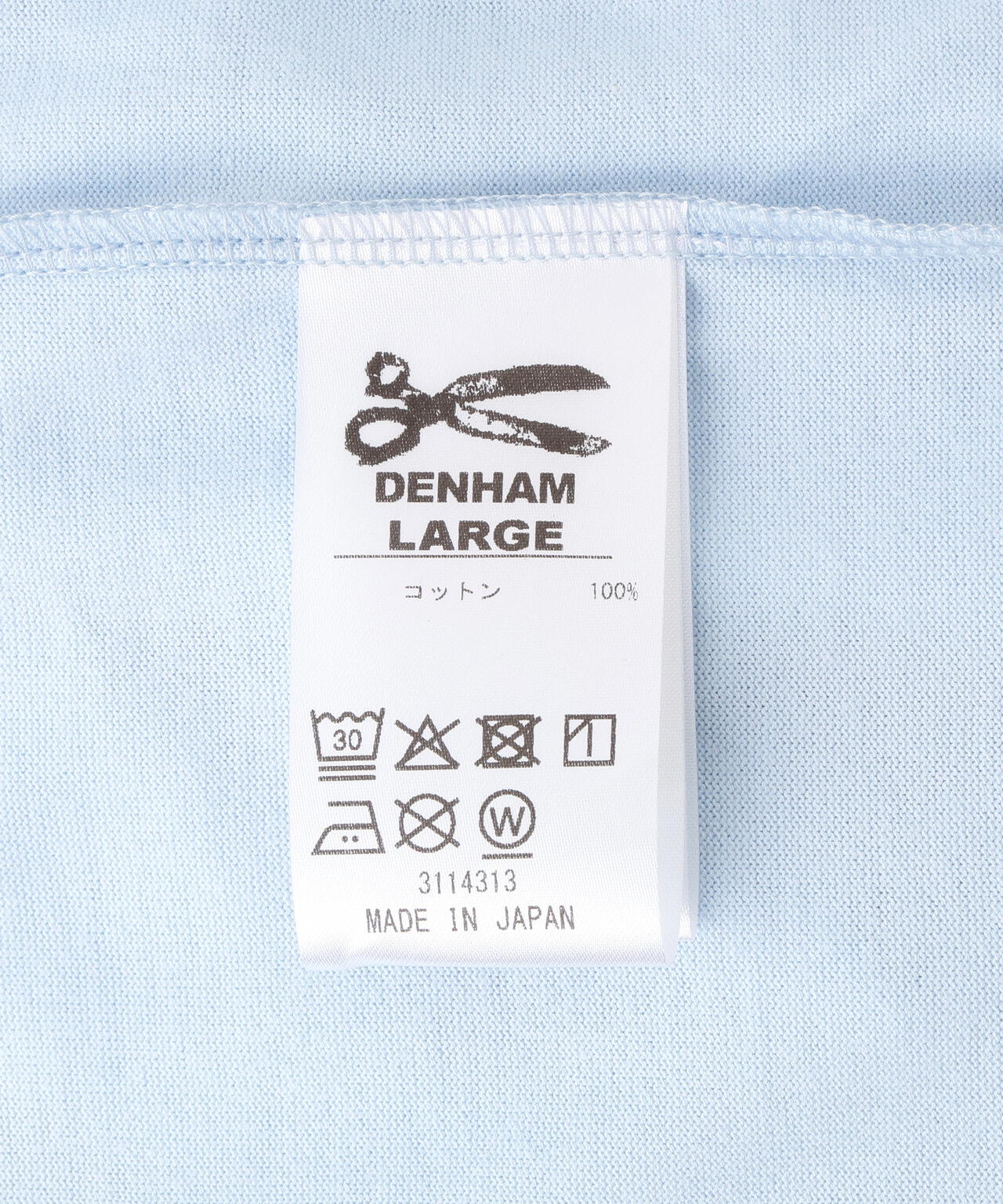 DENHAM/デンハム/WATER PAINTING SCISSOR TEE