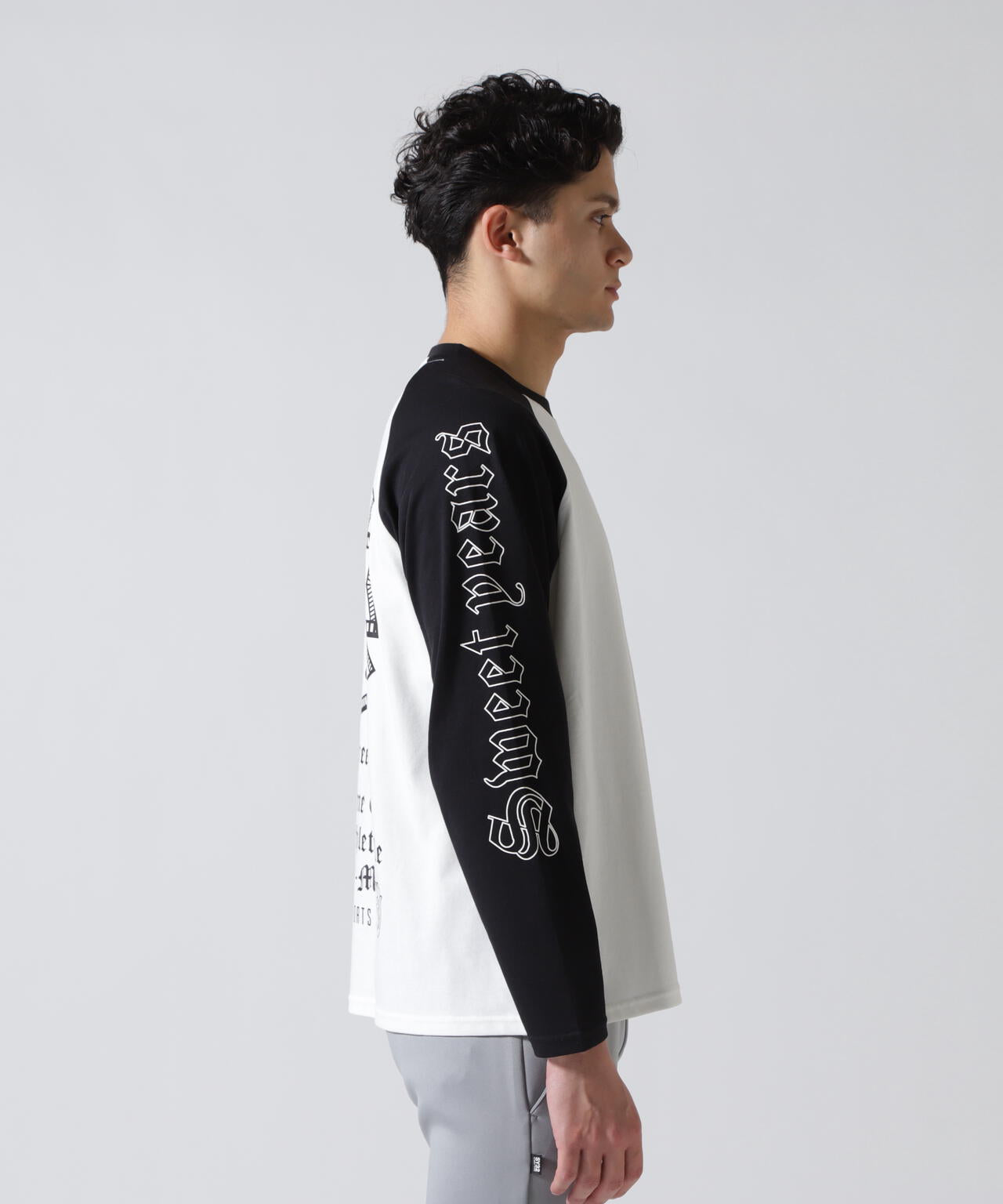 SY32 by SWEET YEARS/エスワイサーティトゥ バイ スィートイヤーズ/RAGLAN SLEEVE CROSS L/S TE
