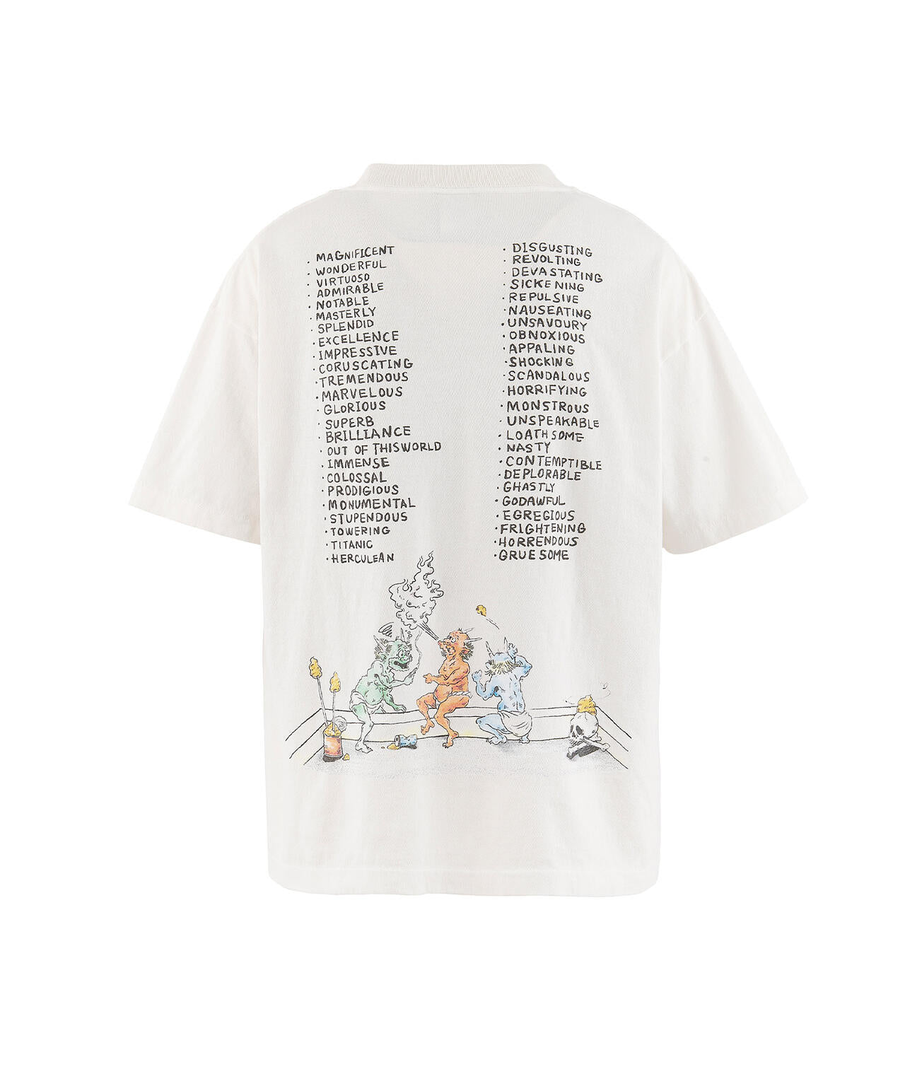 SAINT MICHAEL/セントマイケル/SS T-SHIRT/SAINT WET/WHITE