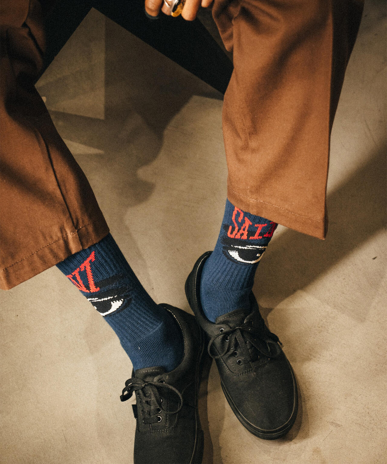 SAINT MICHAEL/セントマイケル/SOCKS/EYE/NAVY
