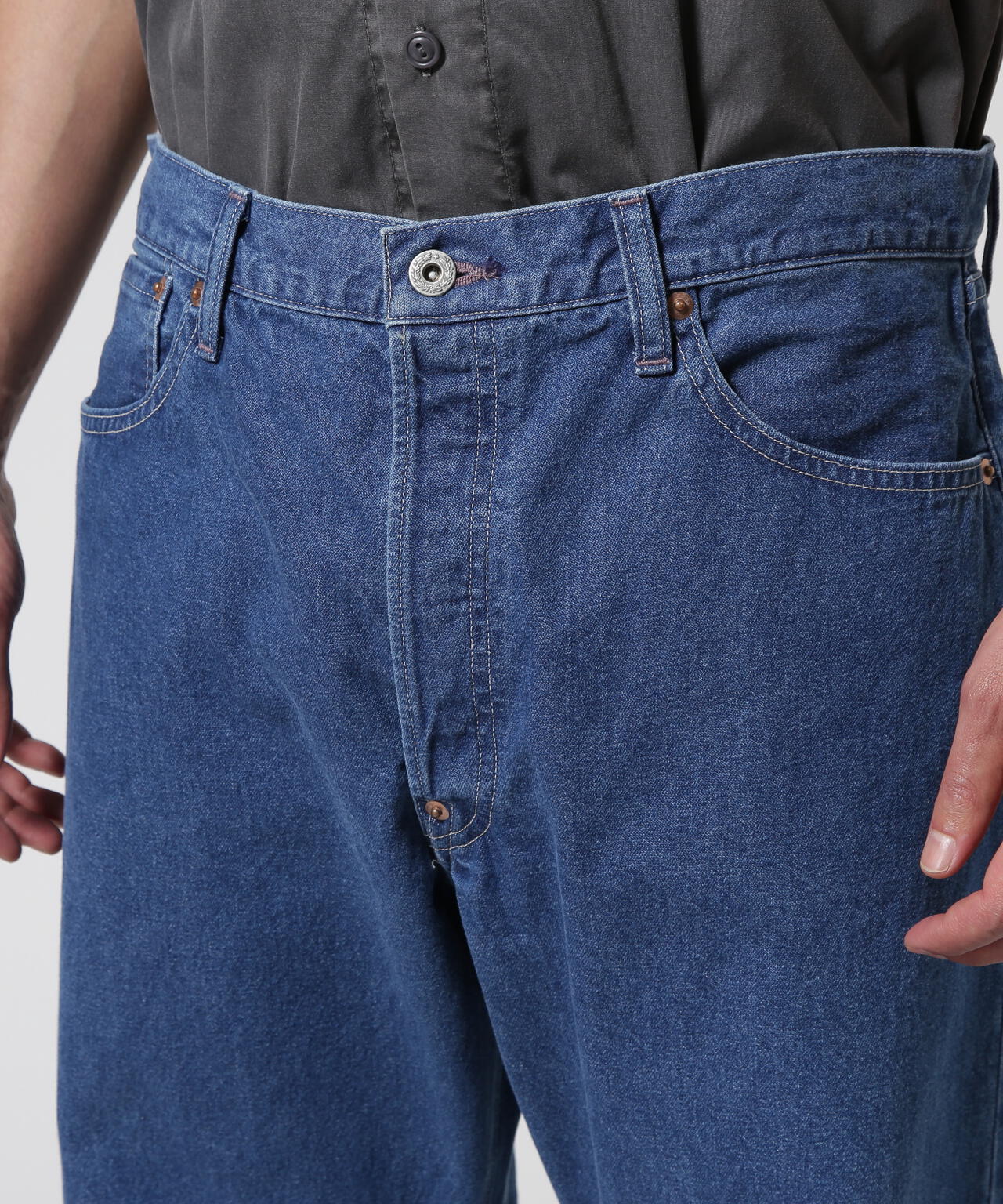 FOUNDOUR/ファウンダ/DENIM PANTS