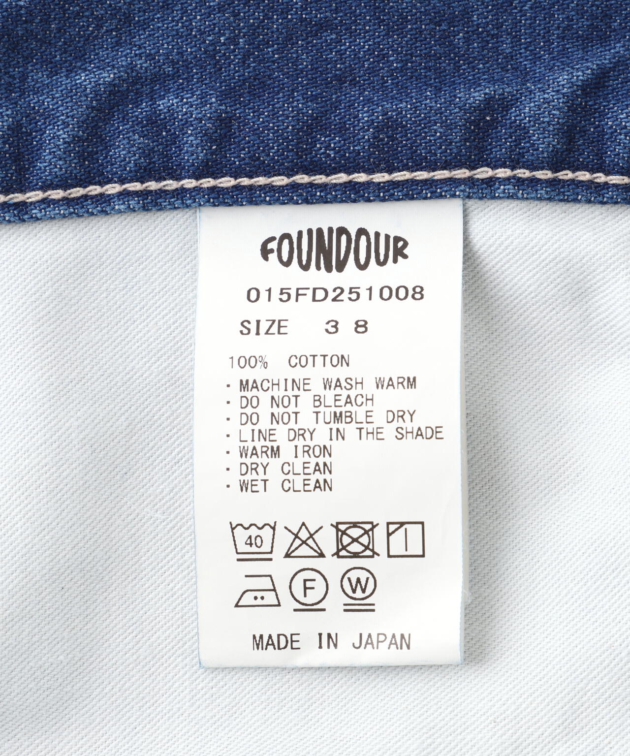 FOUNDOUR/ファウンダ/DENIM PANTS