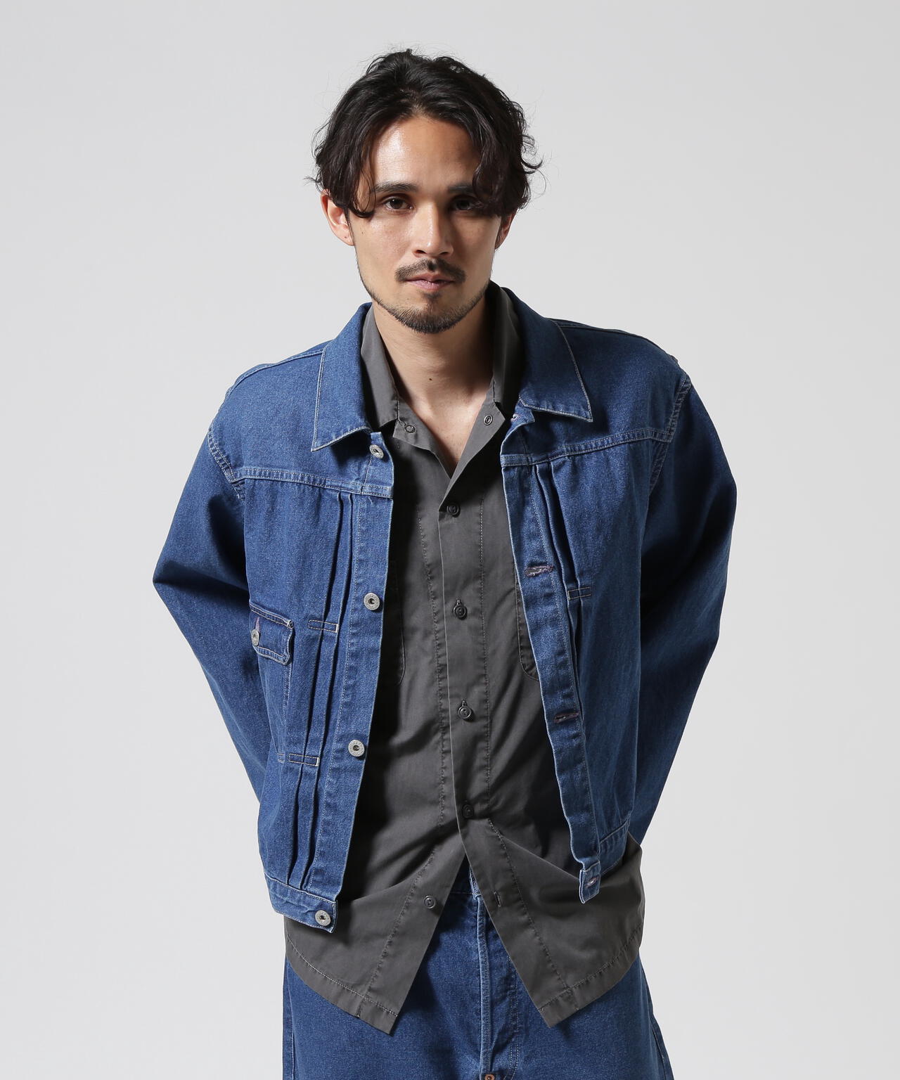 FOUNDOUR/ファウンダ/DENIM TRACKER JACKET