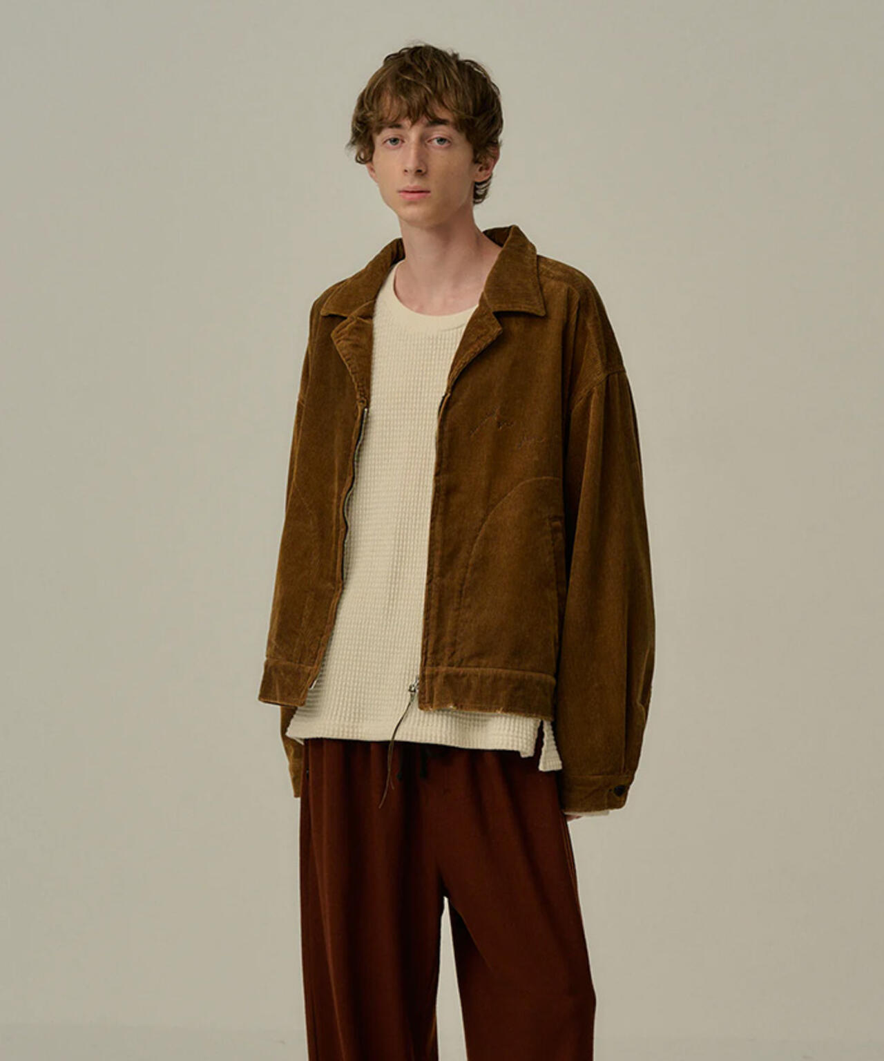 ANCELLM/アンセルム/CORDUROY ZIPUP JACKET