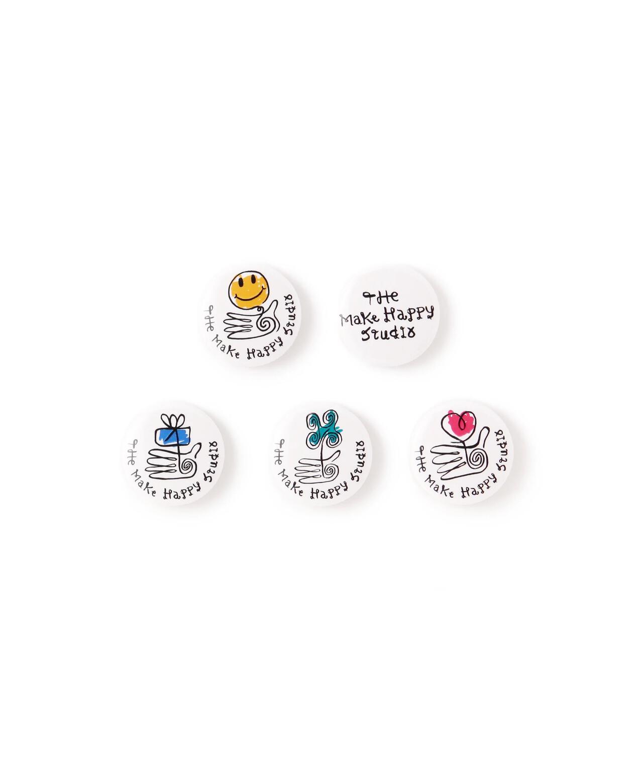 The Make Happy Studio/ザメイクハッピーストゥディオ/BUTTON BADGE