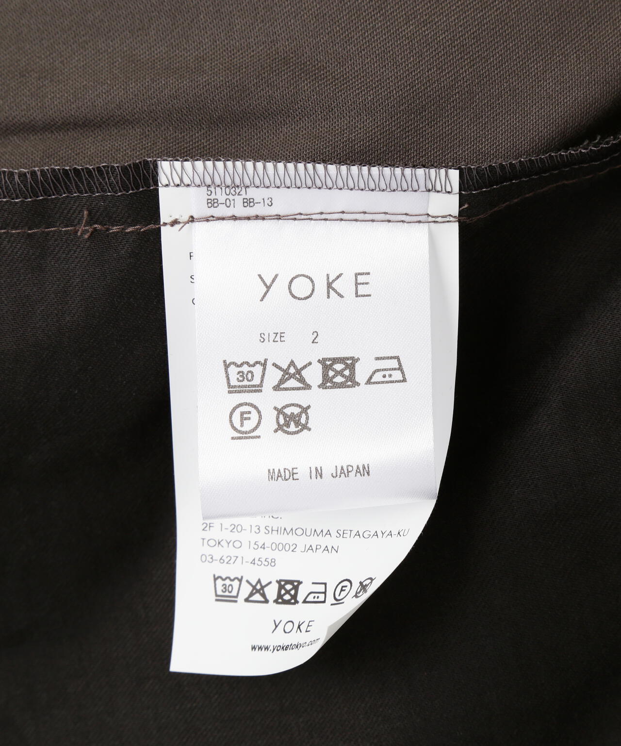 YOKE/ヨーク/Modal Twill Front Flat 1pleated Easy Trousers/YK26SS01216P