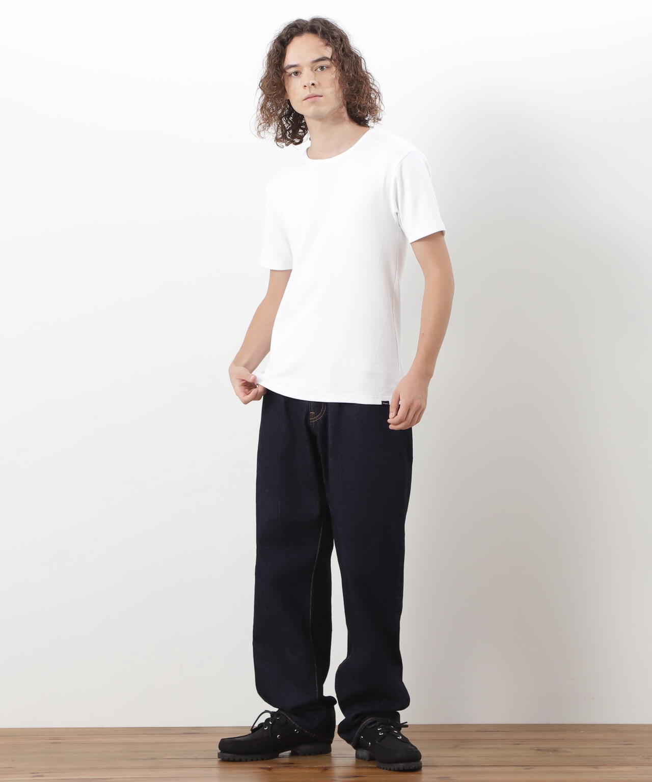 MANASTASH/マナスタッシュ/ RIB S/S TEES(2P)