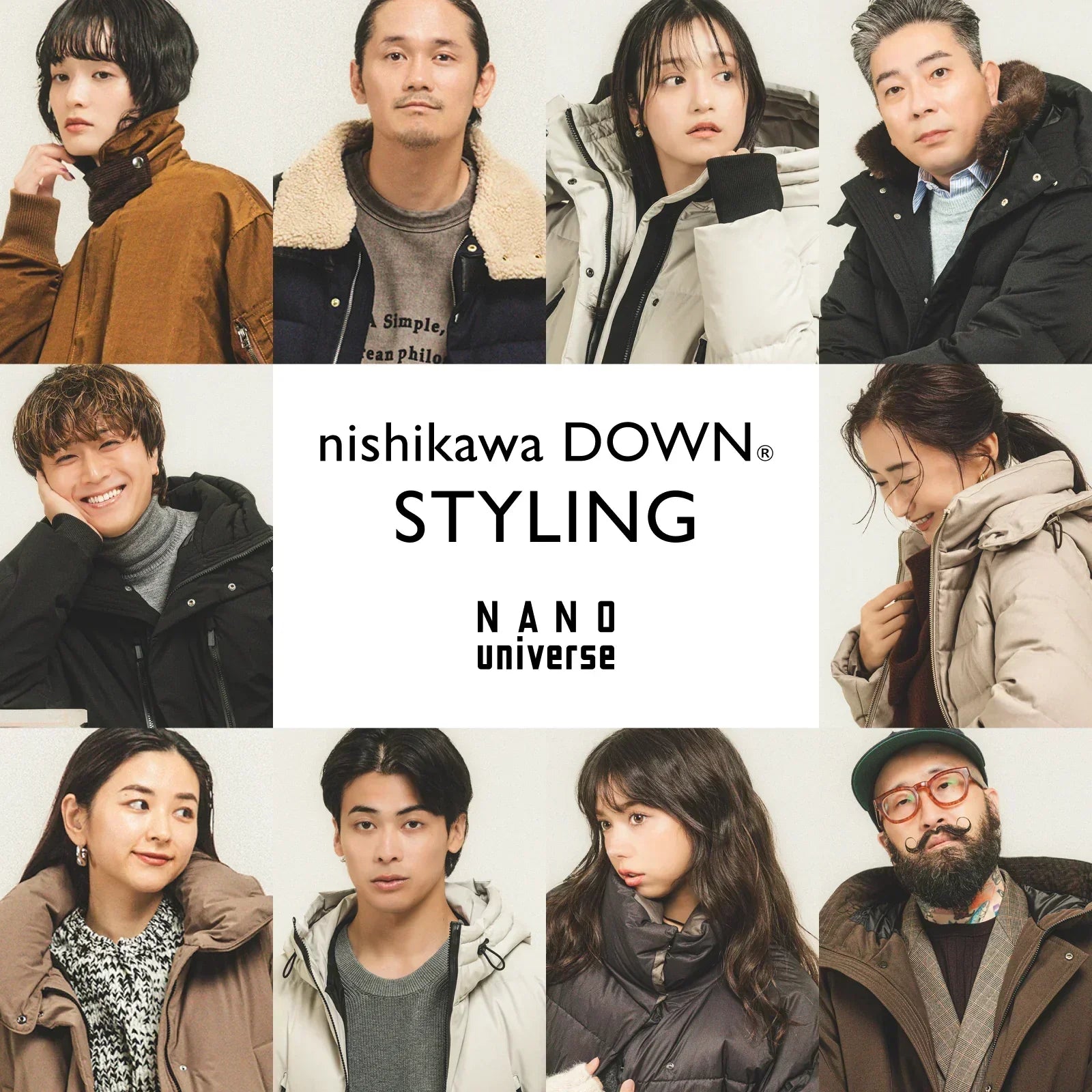 nishikawa DOWNⓇ STYLING｜NANO universe｜