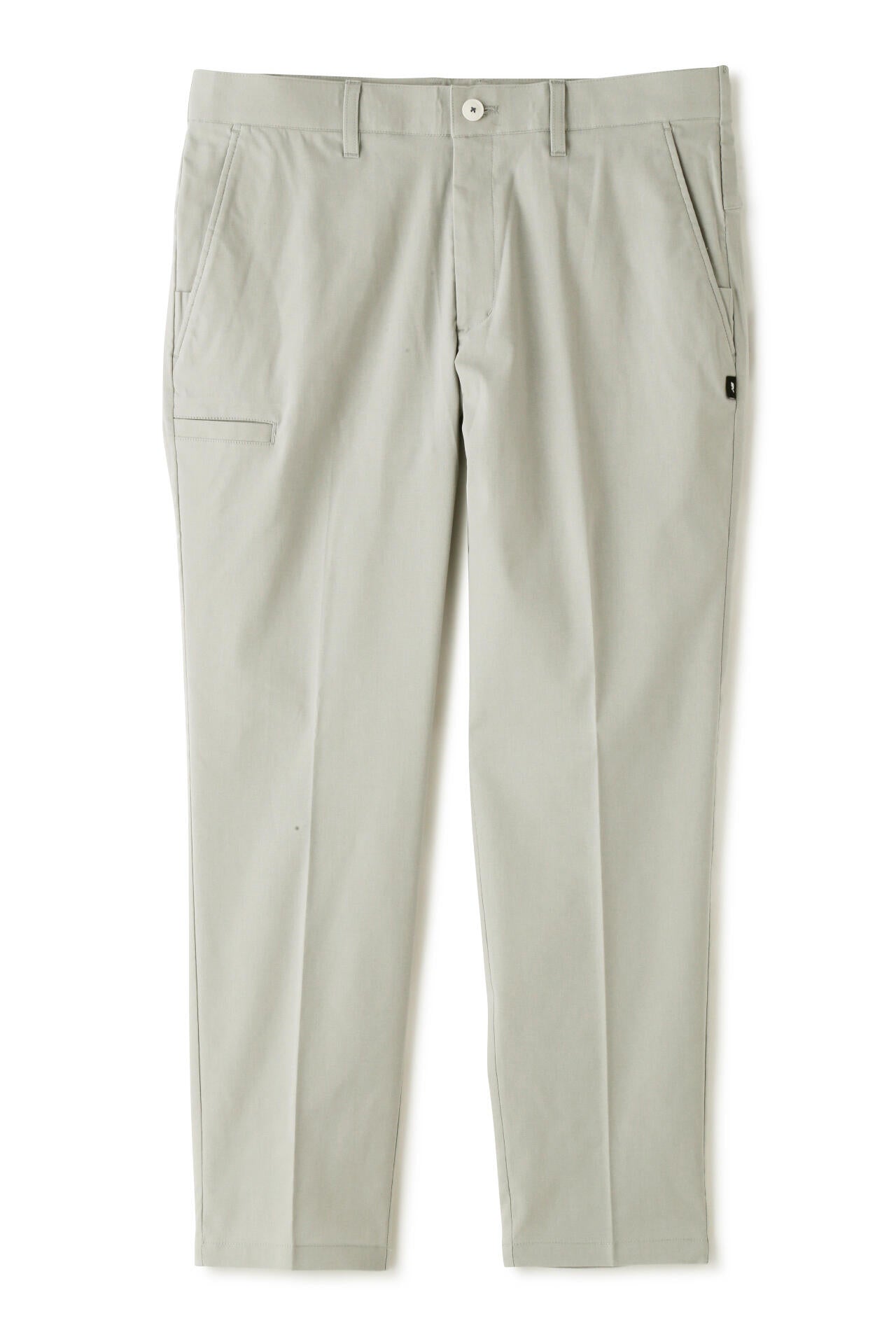 ストレッチピンヘッド ワイド テーパード ロングパンツ (MENS WORLD)