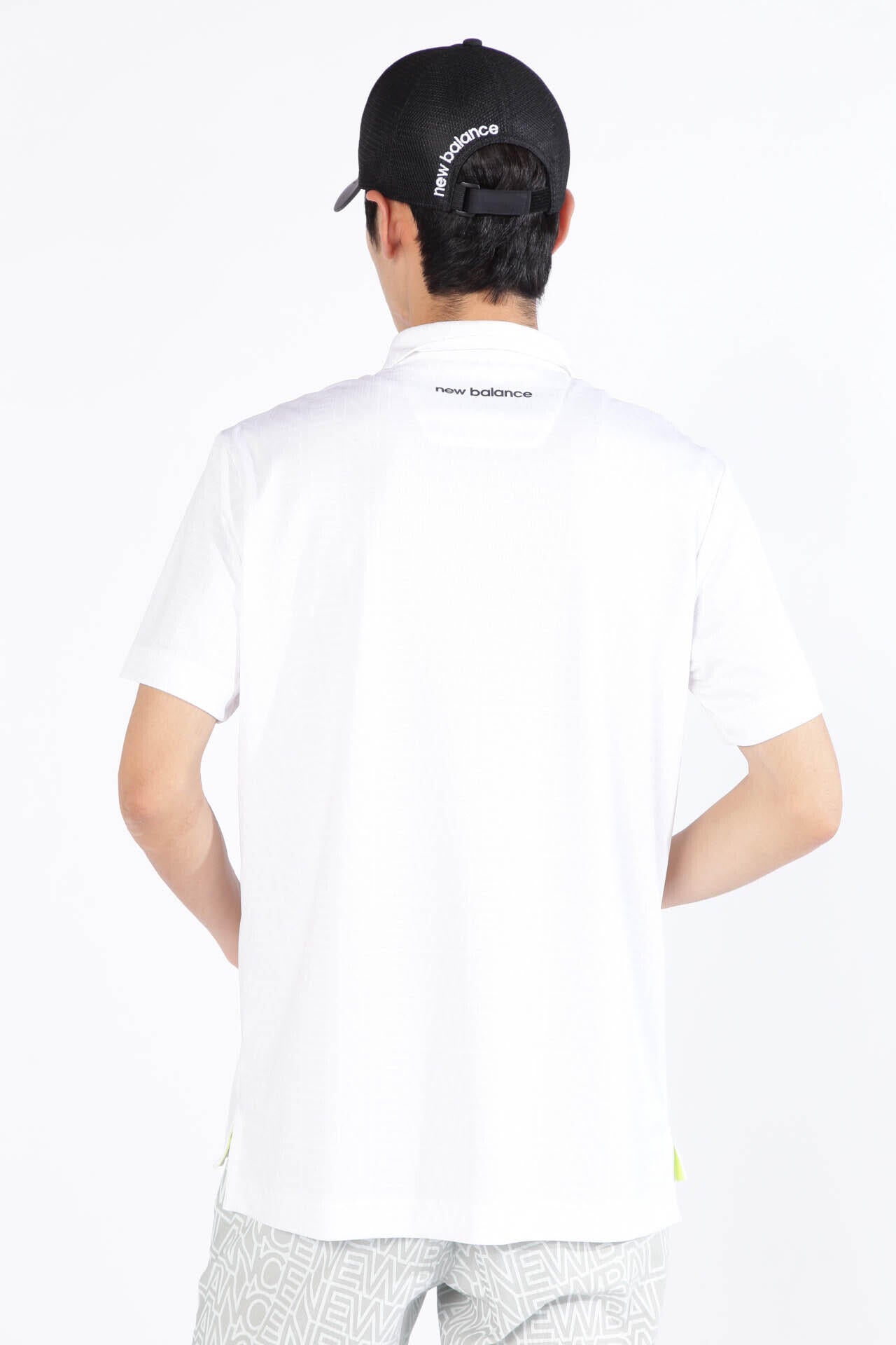 チェッカー×ロゴ 半袖 カラーシャツ (MENS SPORT)