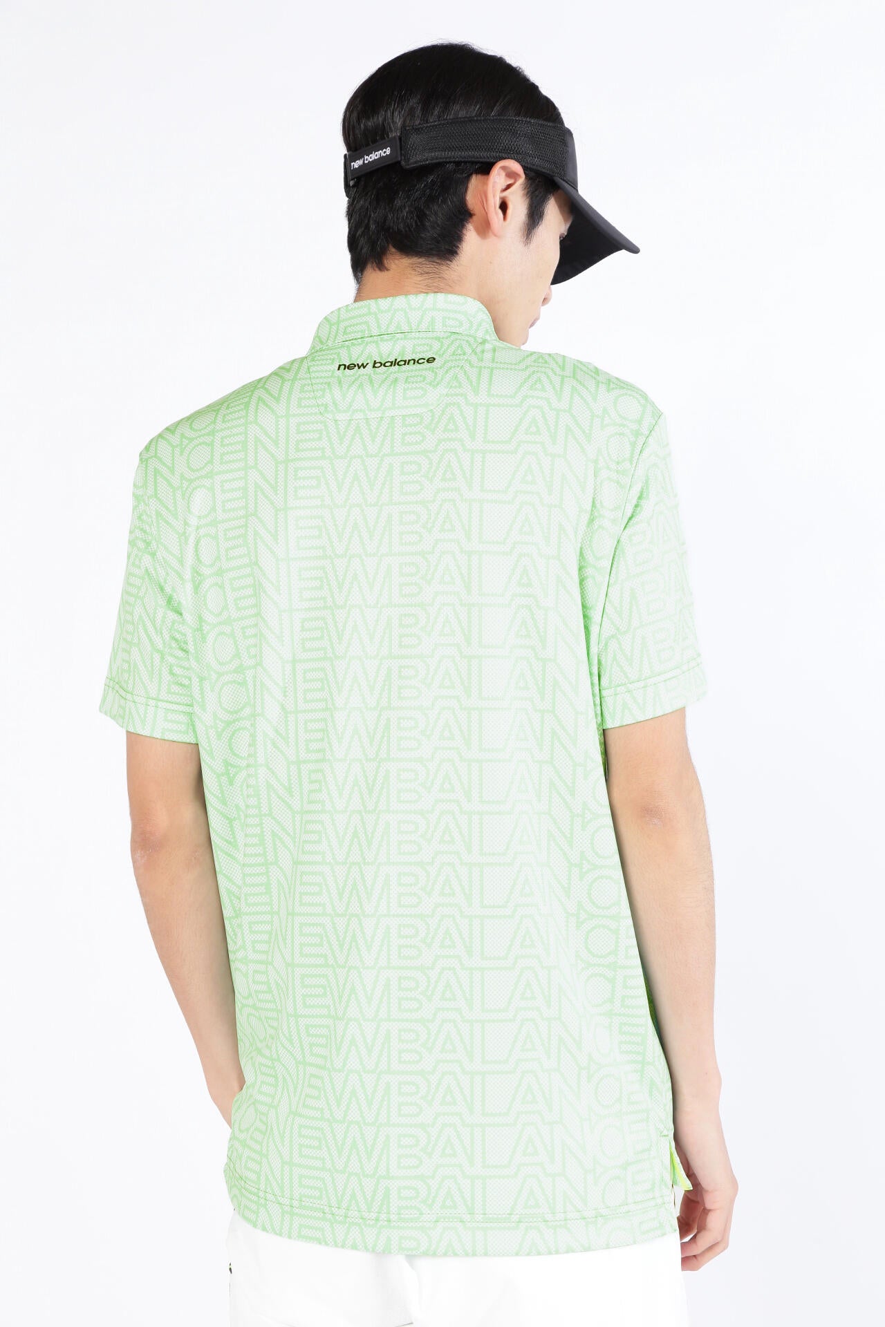 チェッカー×ロゴ 半袖 カラーシャツ (MENS SPORT)
