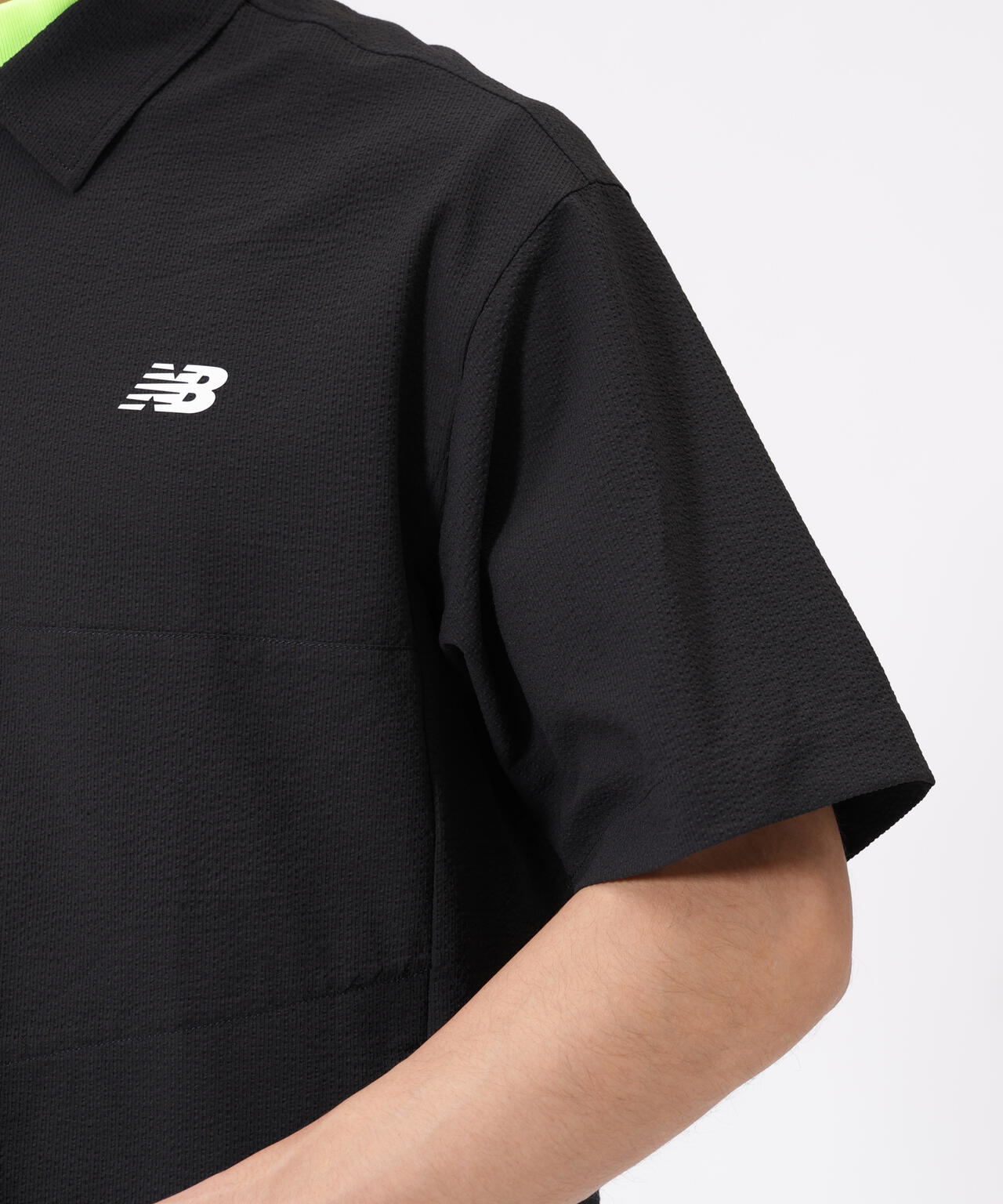 【直営店舗限定カラー有】ハーフジップ シャツアウター (MENS)