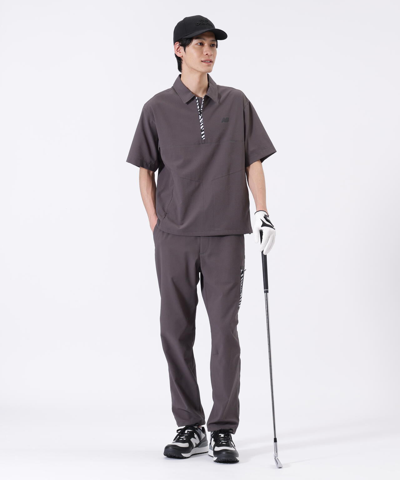 【直営店舗限定カラー有】ハーフジップ シャツアウター (MENS)
