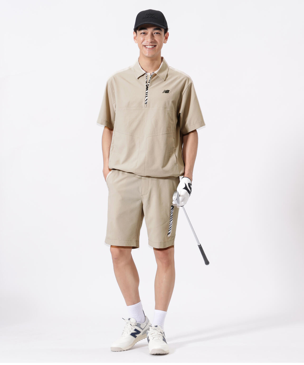 【直営店舗限定カラー有】ハーフジップ シャツアウター (MENS)