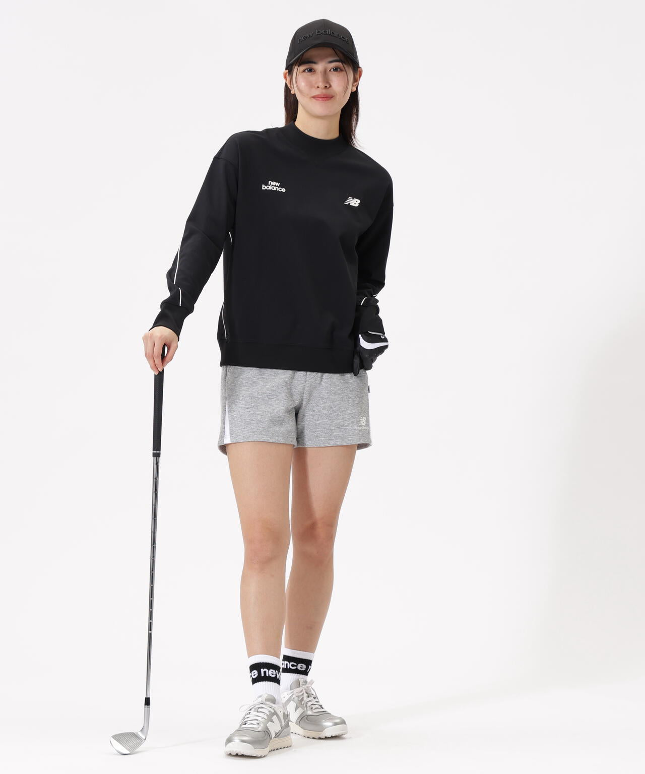 スウェット モックネック プルオーバー (WOMENS)