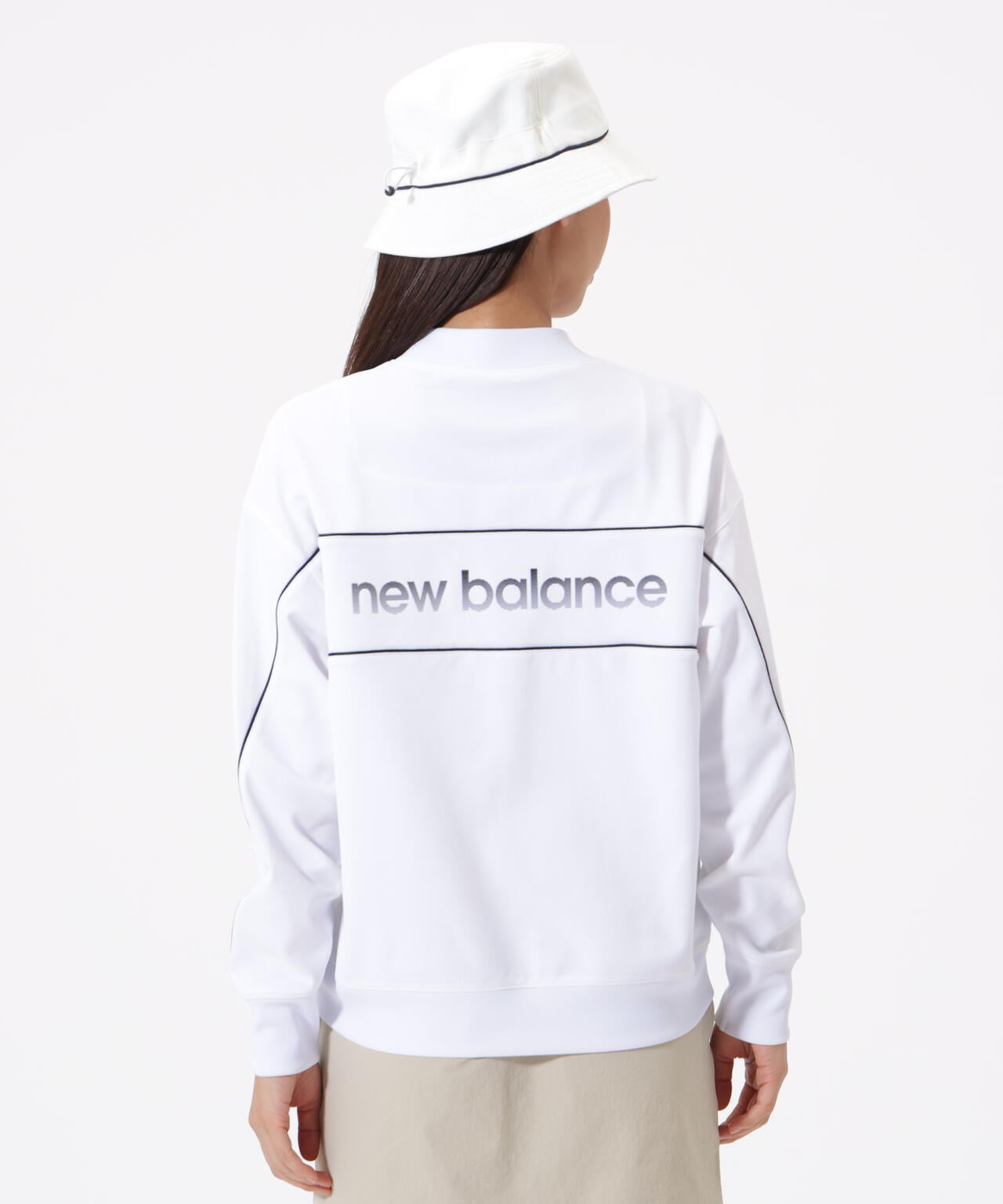 スウェット モックネック プルオーバー (WOMENS)