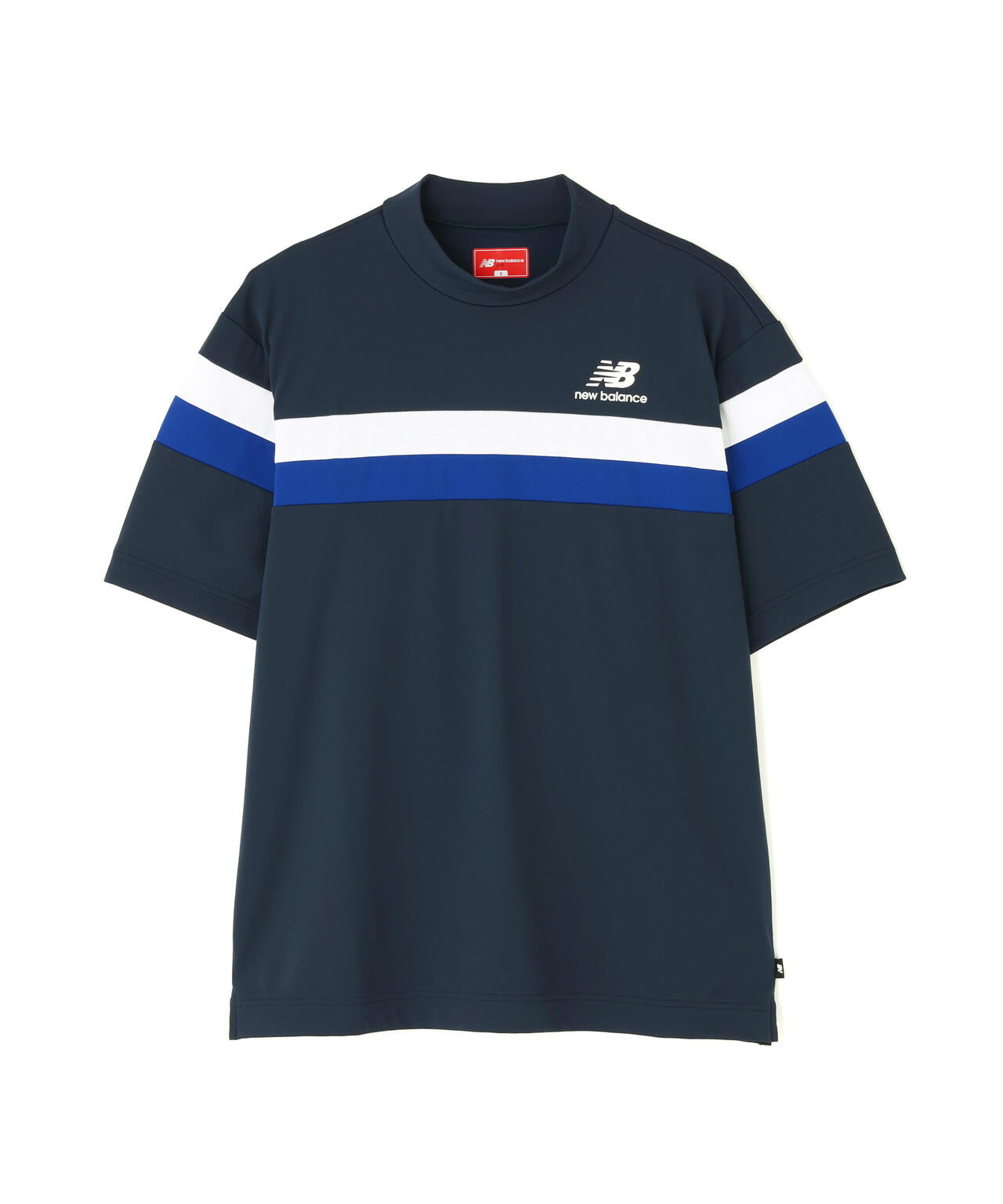 ハーフスリーブ モックネック プルオーバー (MENS)