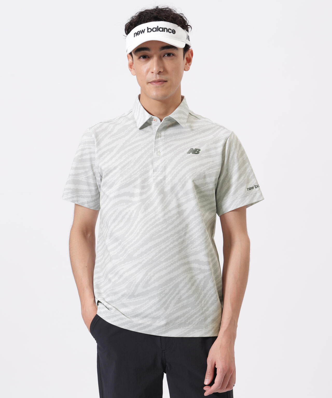 ゼブラ柄 半袖 カラーシャツ (MENS)