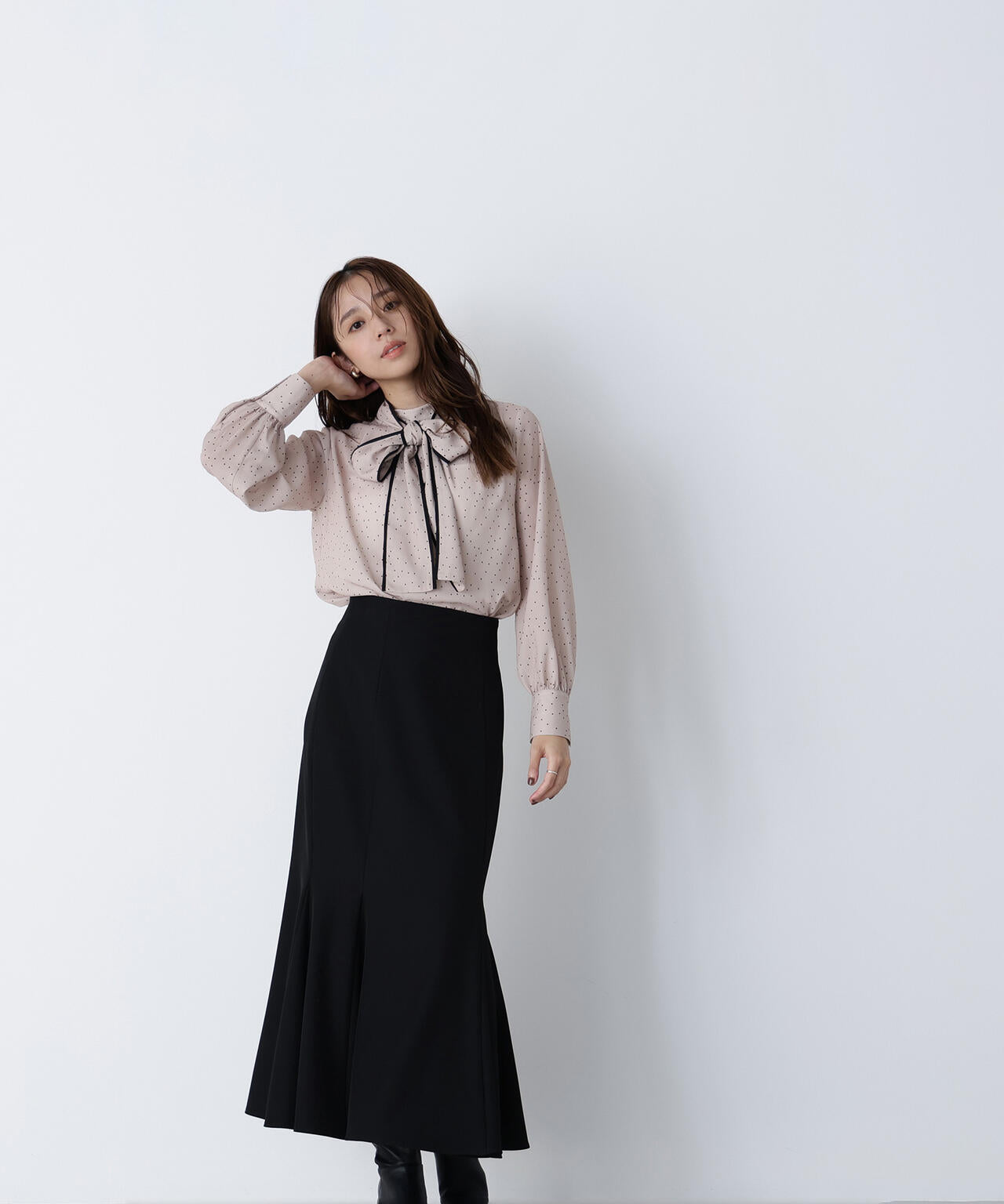 ヘム切替マーメイドスカート*