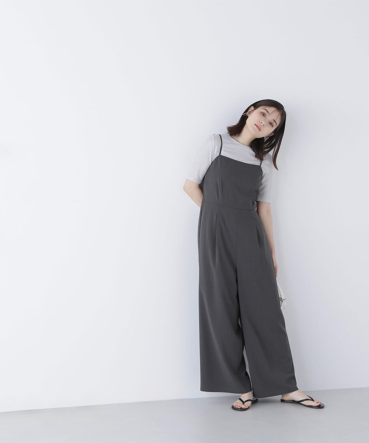 ラメリブカットソー*