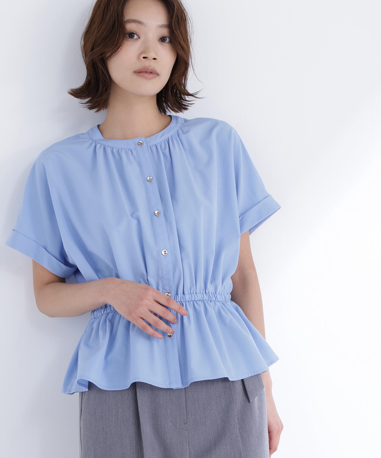 <ちょうど、いい服>きゅっとふわっと。全部盛りブラウス