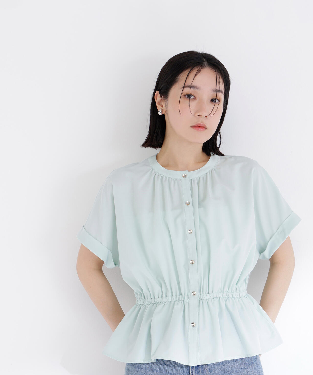 <ちょうど、いい服>きゅっとふわっと。全部盛りブラウス