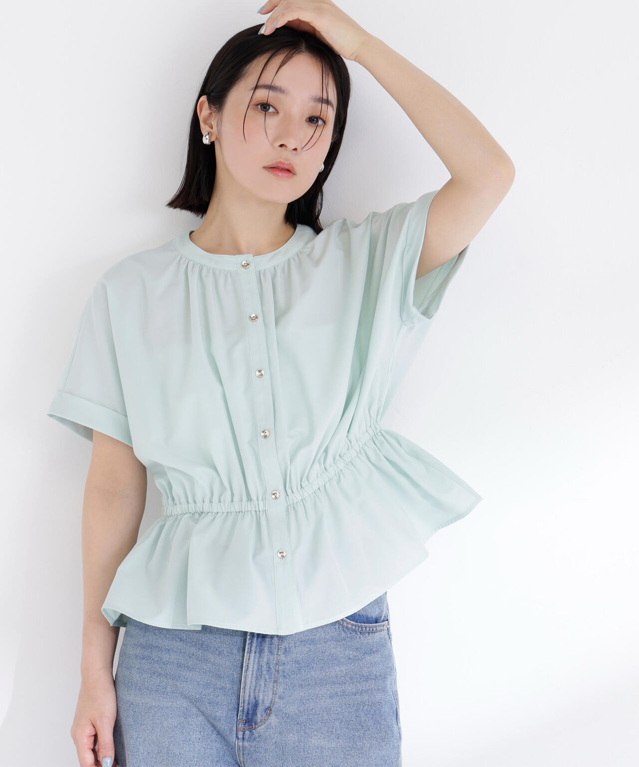 <ちょうど、いい服>きゅっとふわっと。全部盛りブラウス