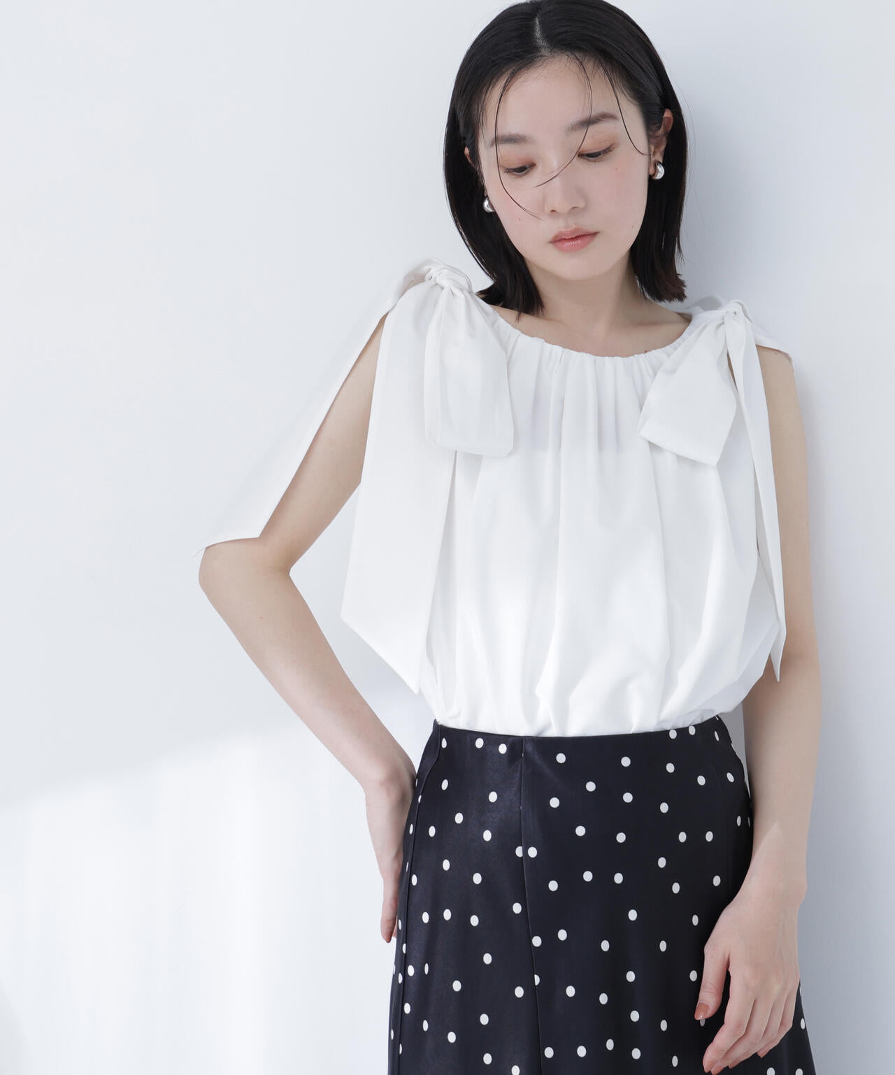 <sweet掲載><ちょうど、いい服>ときめき♡リボンブラウス