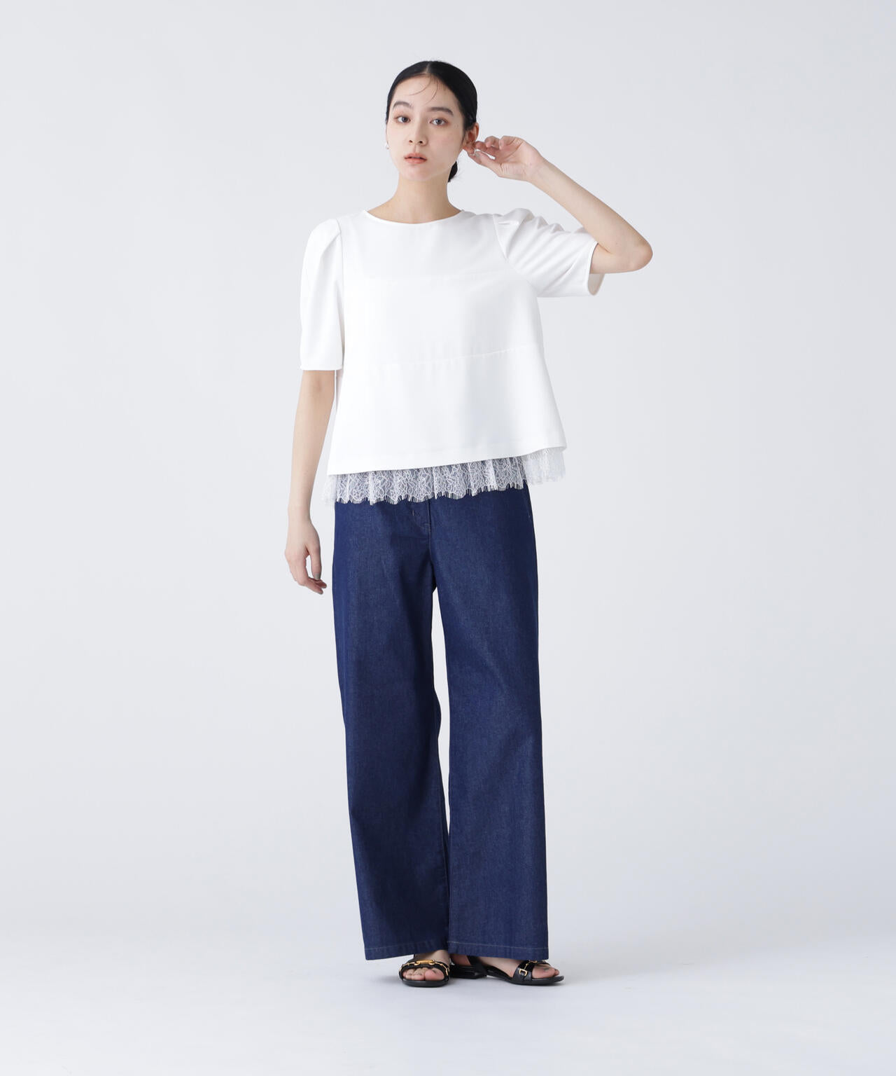 168cm B81cm W60cm H89cm 着用サイズ：FR
