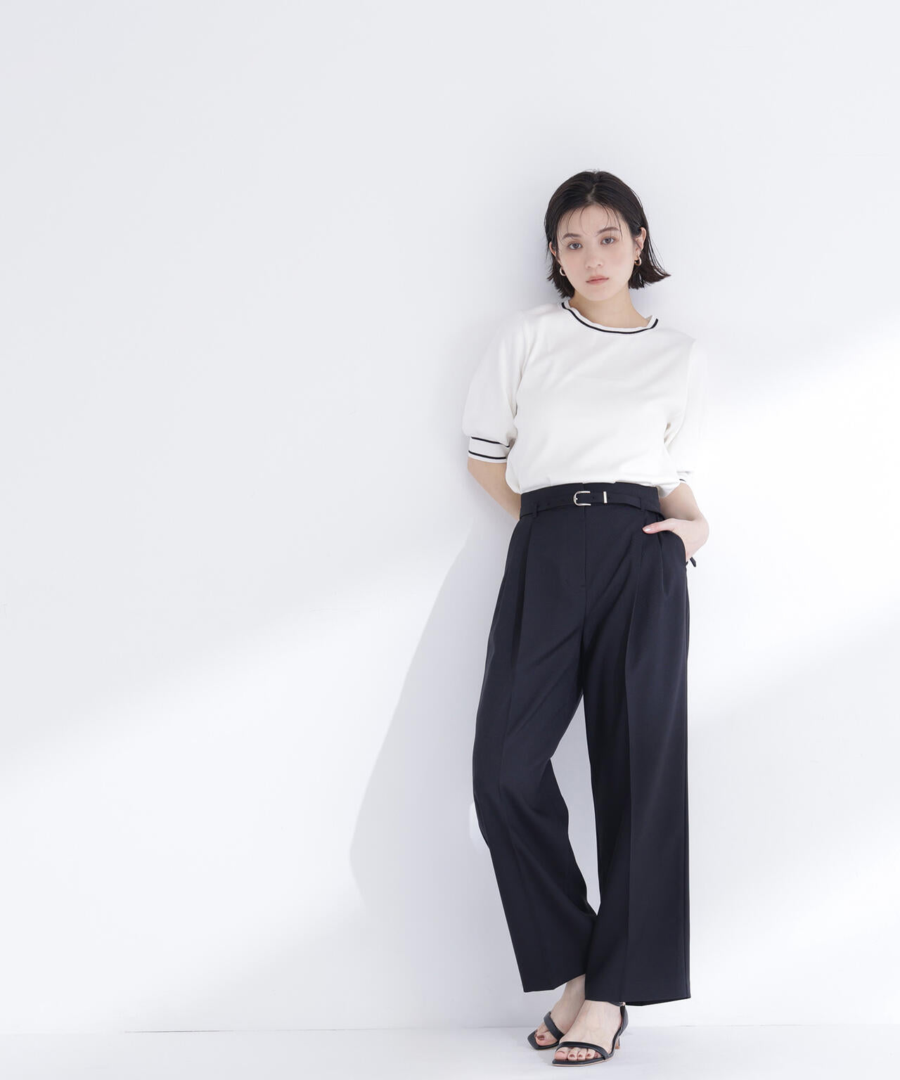 <Oggi.jp掲載><ちょうど、いい服>はいたら沼！美脚ワイドパンツ