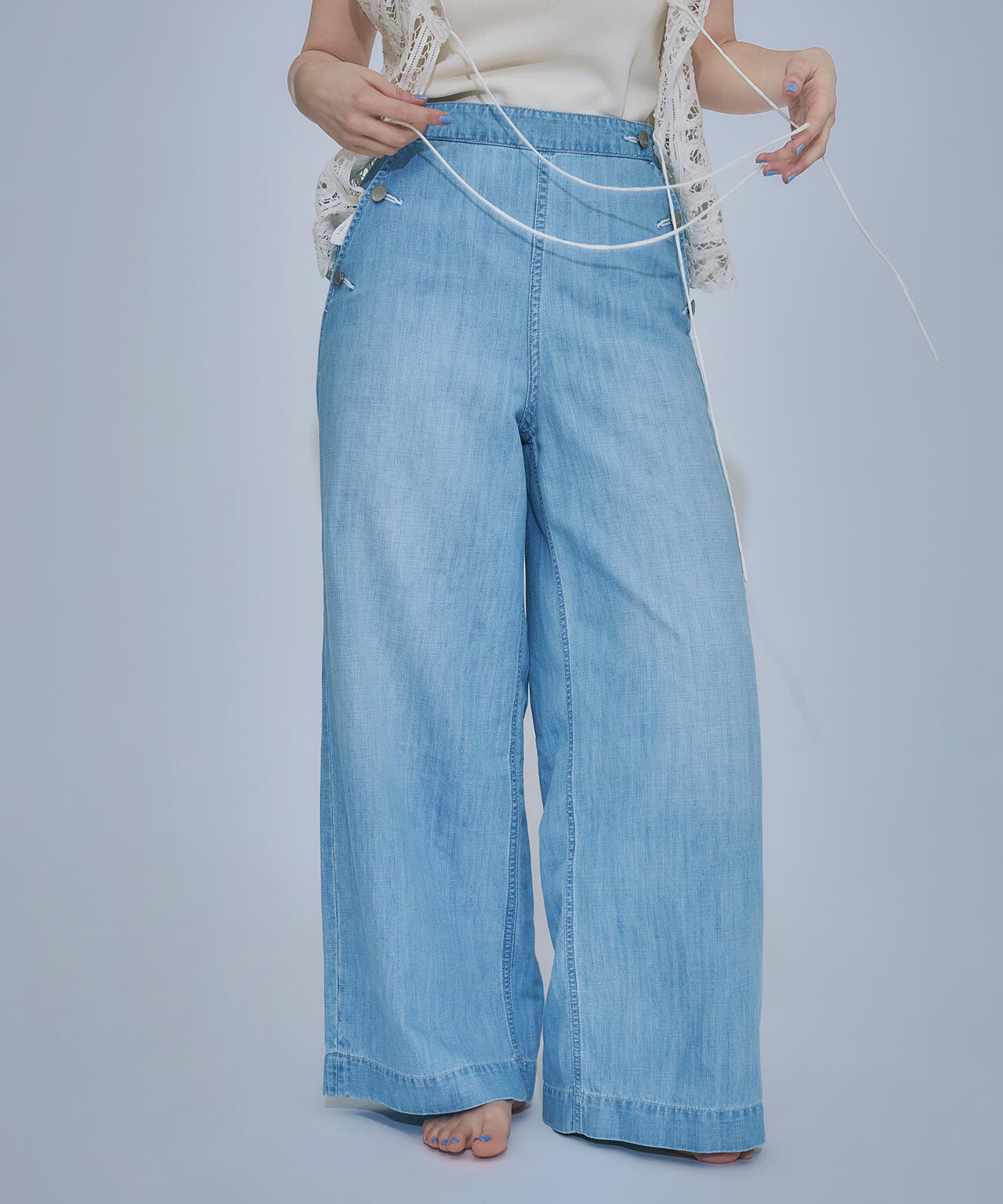 <Healthy DENIM>デニムマリンパンツ