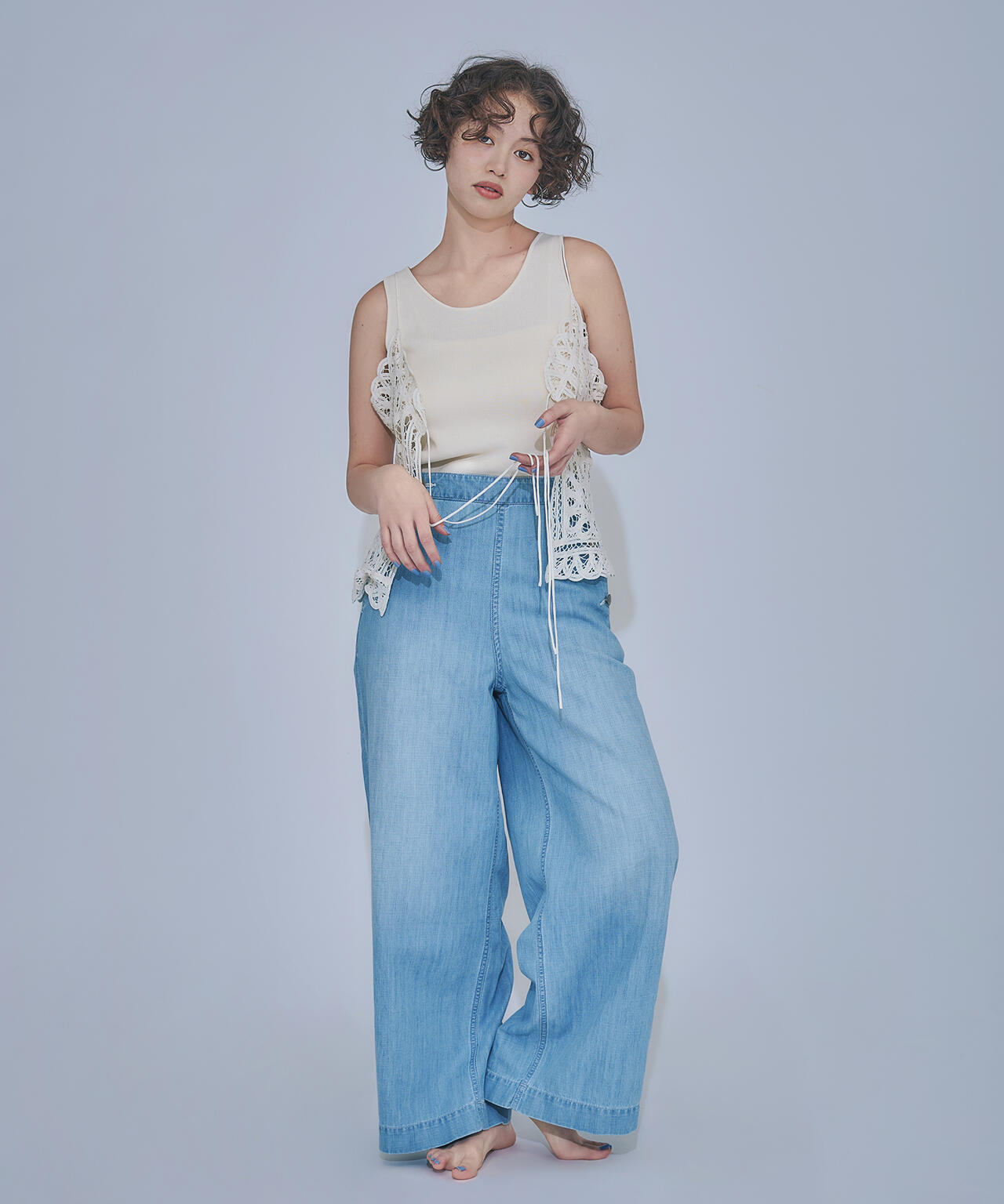 <Healthy DENIM>デニムマリンパンツ