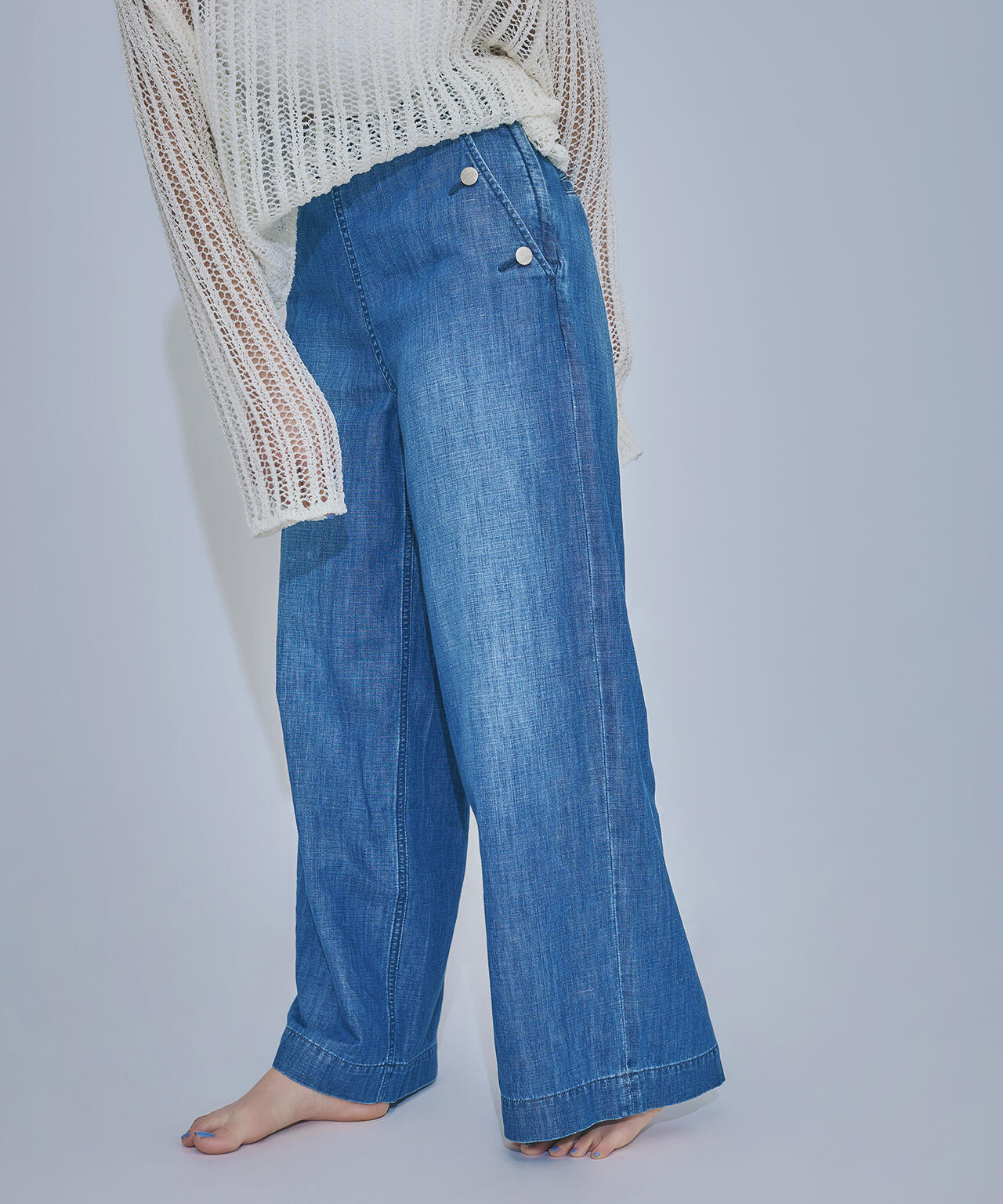 <Healthy DENIM>デニムマリンパンツ