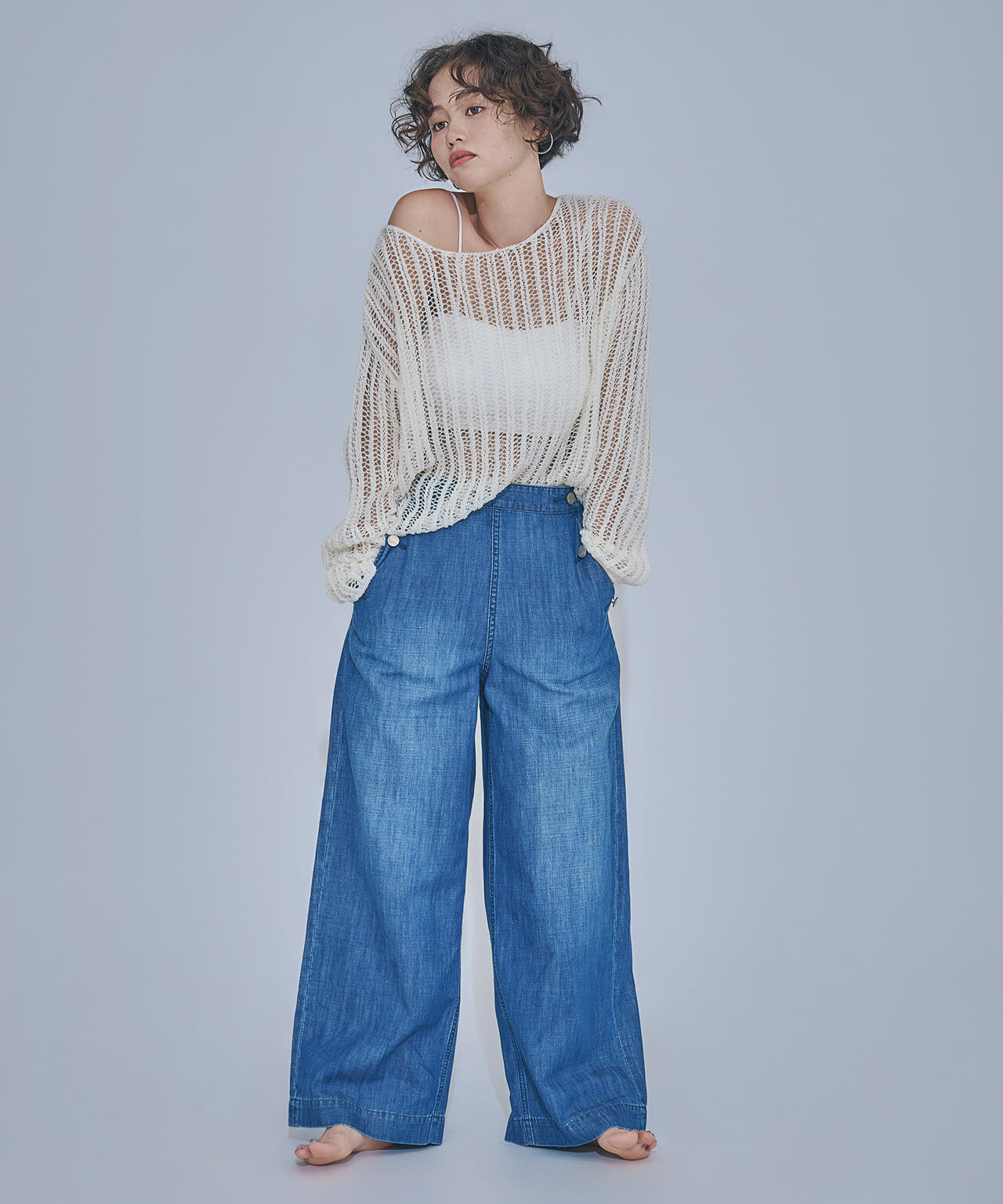 <Healthy DENIM>デニムマリンパンツ
