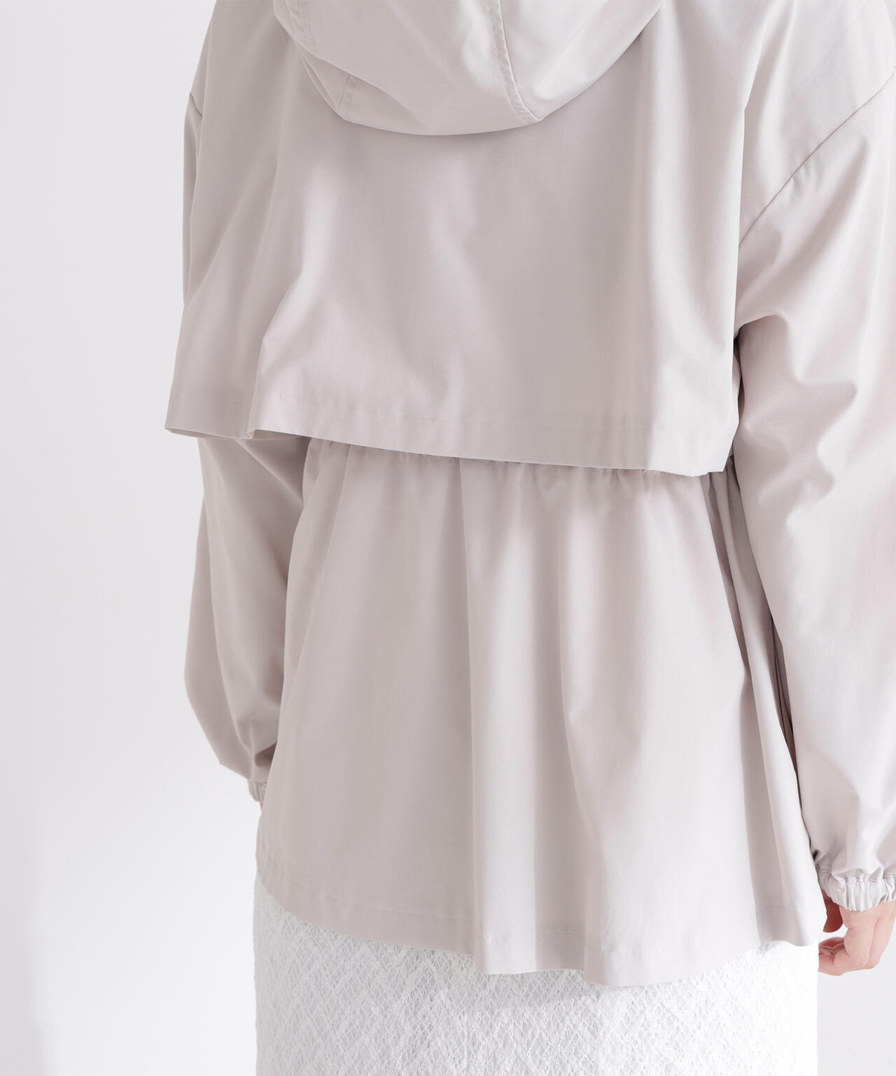 【Oggi・sweet掲載】【ちょうど、いい服】毎日これ。週7ペプラムフーディブルゾン