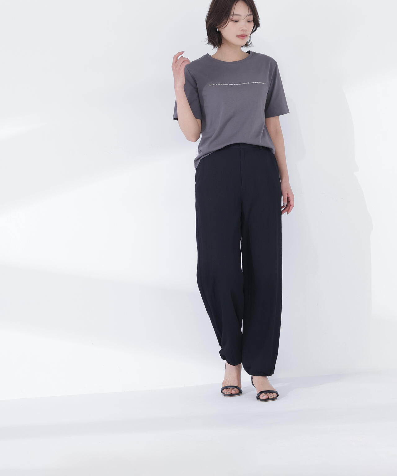 メッセージロゴTシャツ