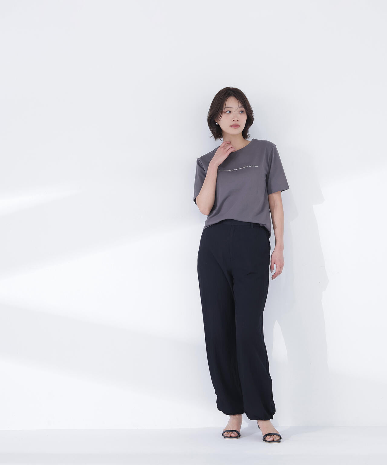 メッセージロゴTシャツ