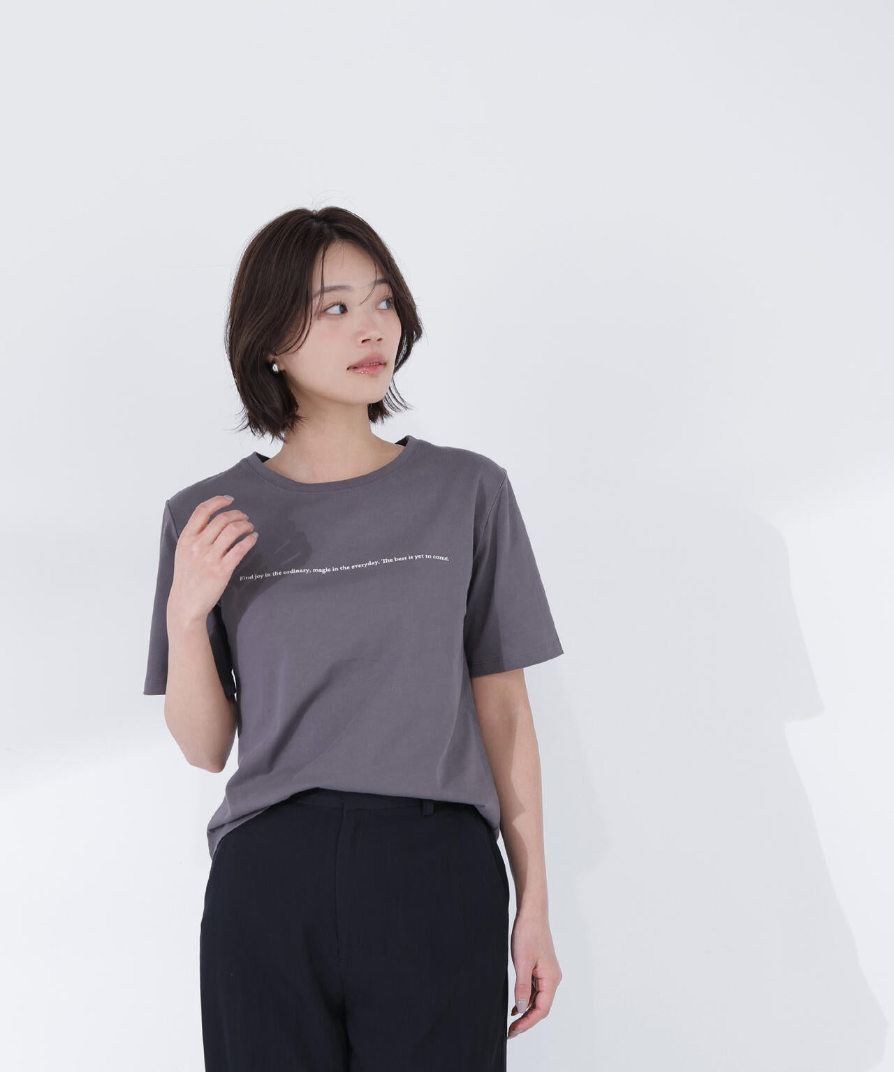 メッセージロゴTシャツ