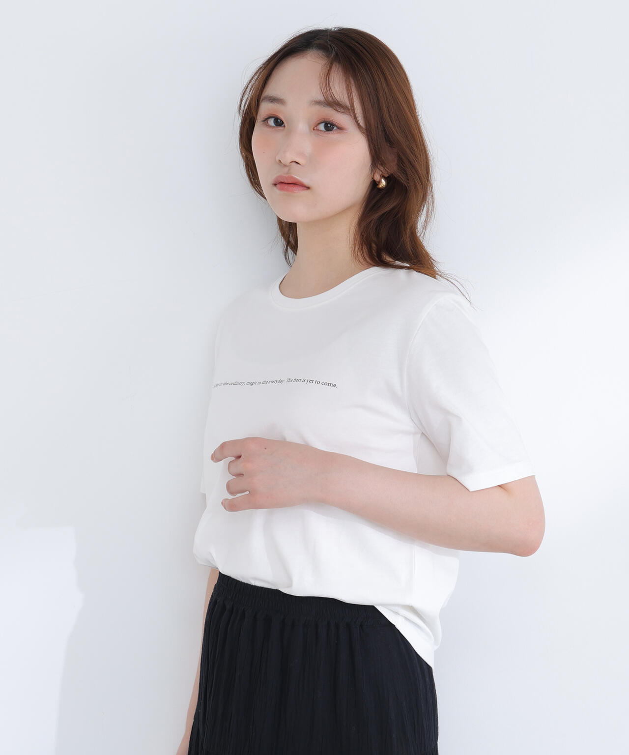 メッセージロゴTシャツ