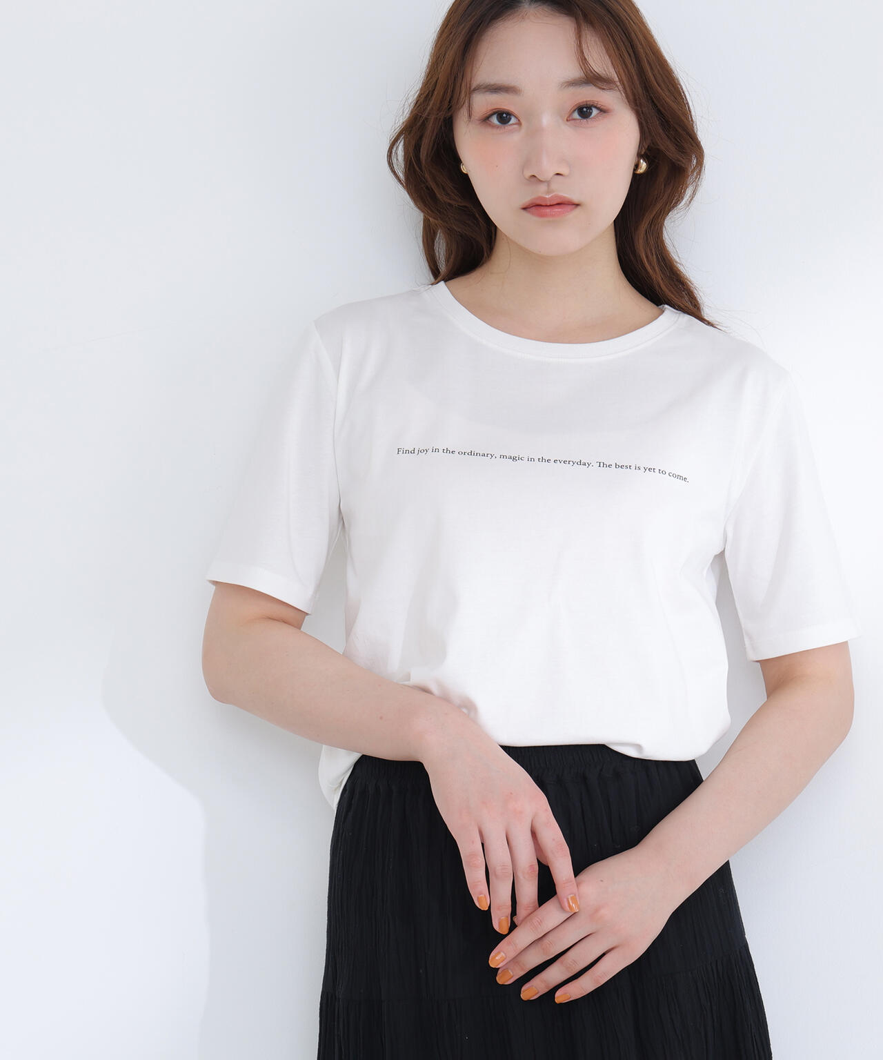 メッセージロゴTシャツ