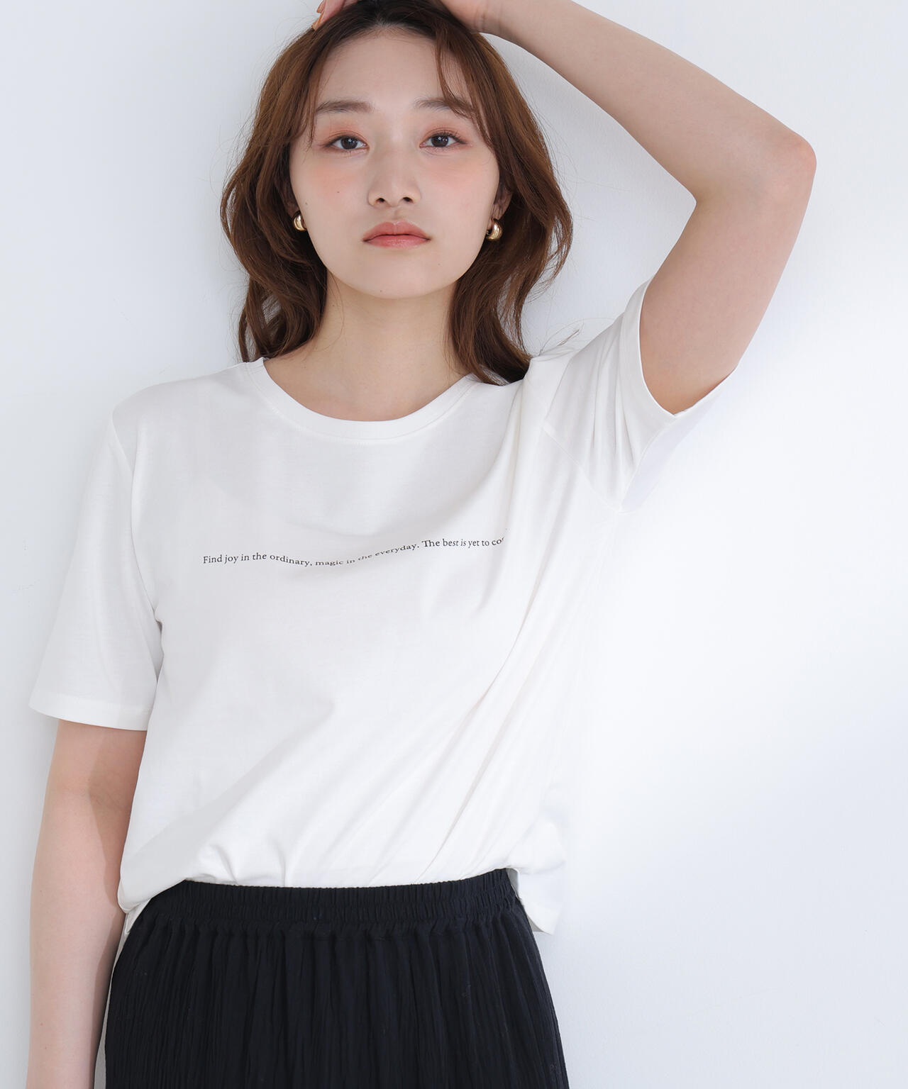 メッセージロゴTシャツ