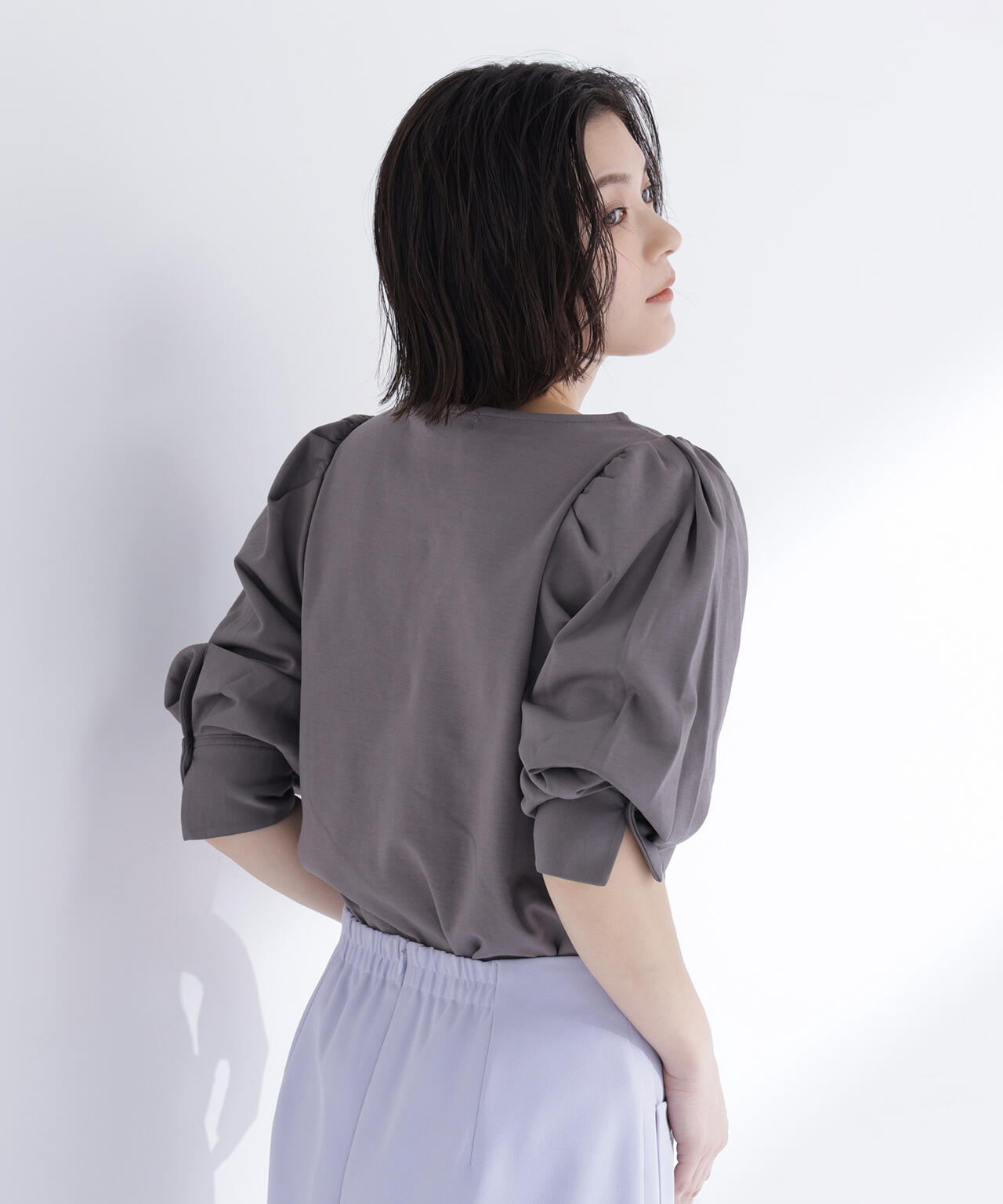 パフスリーブカットソートップス