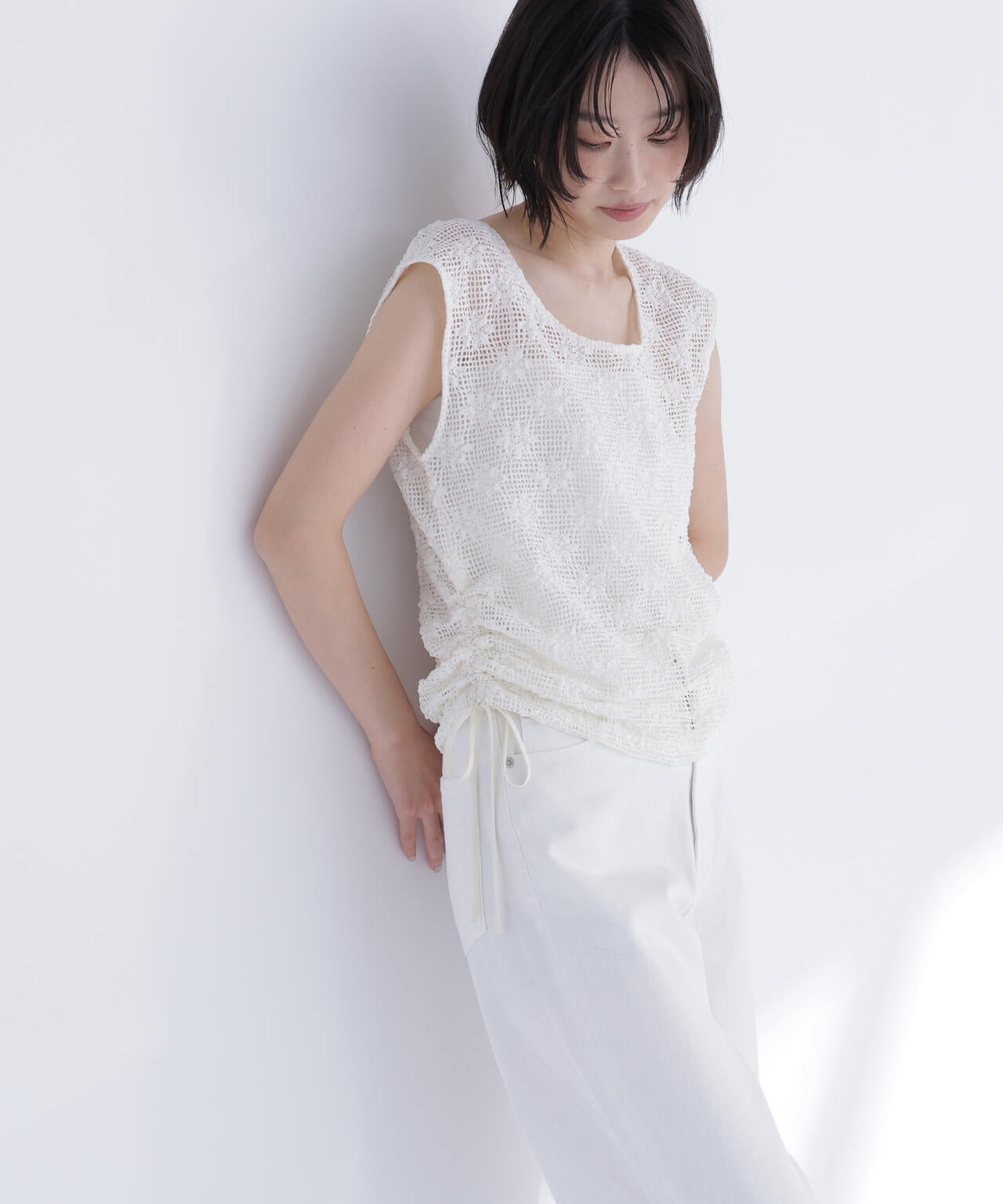 168cm B:78 W:57 H:87 着用サイズ：FR