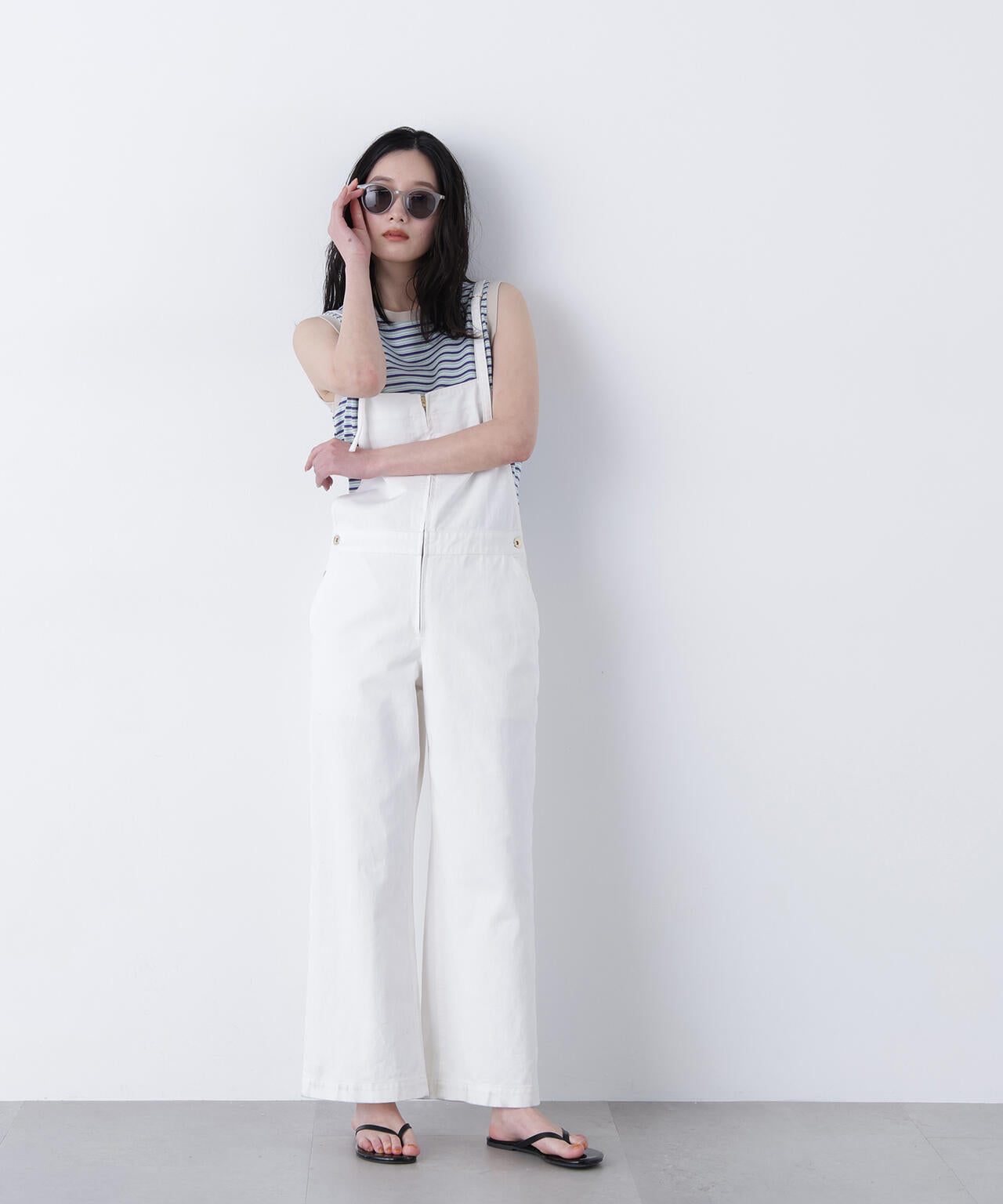 <STAR & STRIPE>ボーダーカットソーノースリーブ